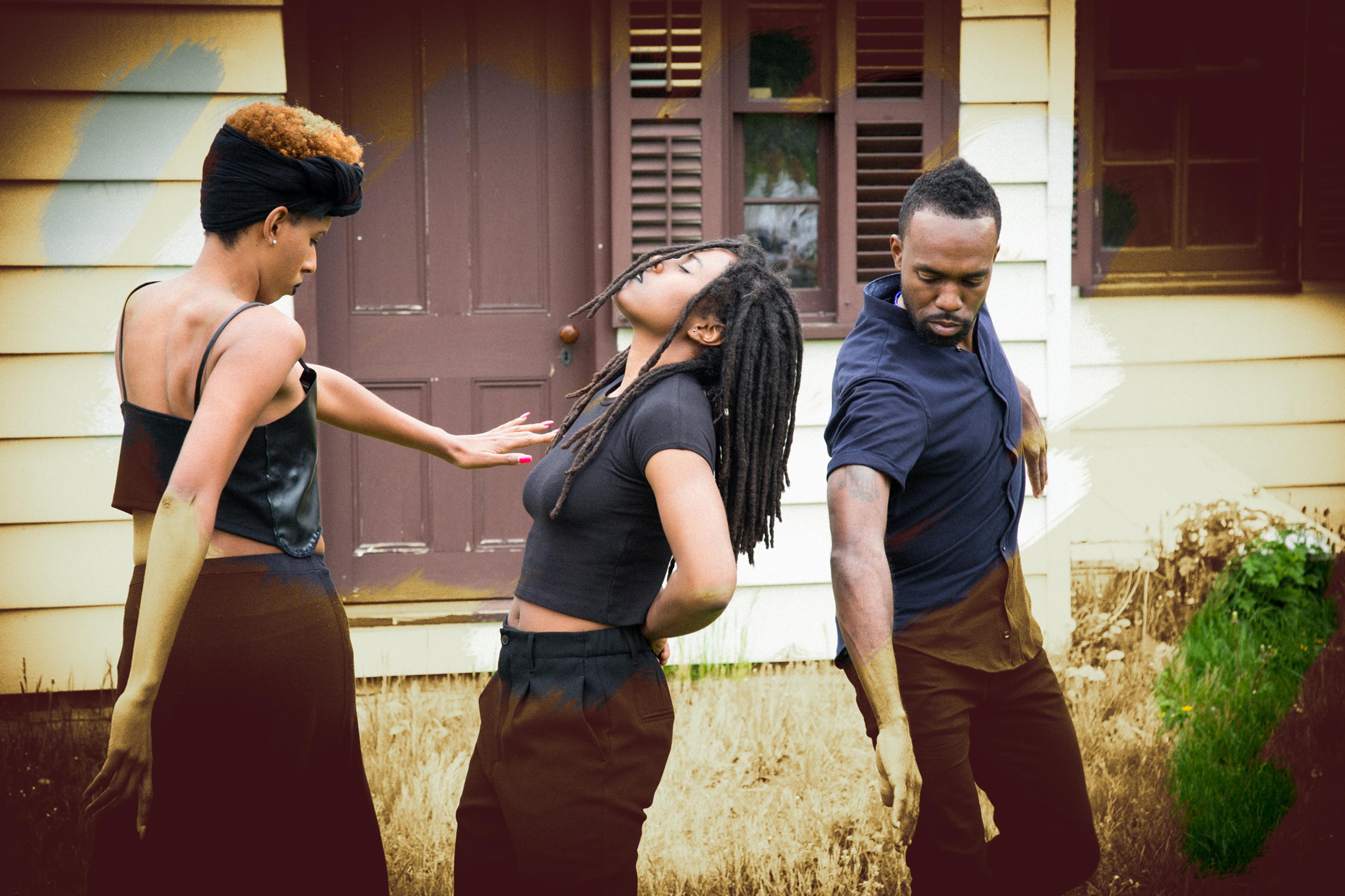 Renegade Performance Group performing Untamed Space at Weeksville Heritage Center, Brooklyn. (Photo: Richard Louissaint)