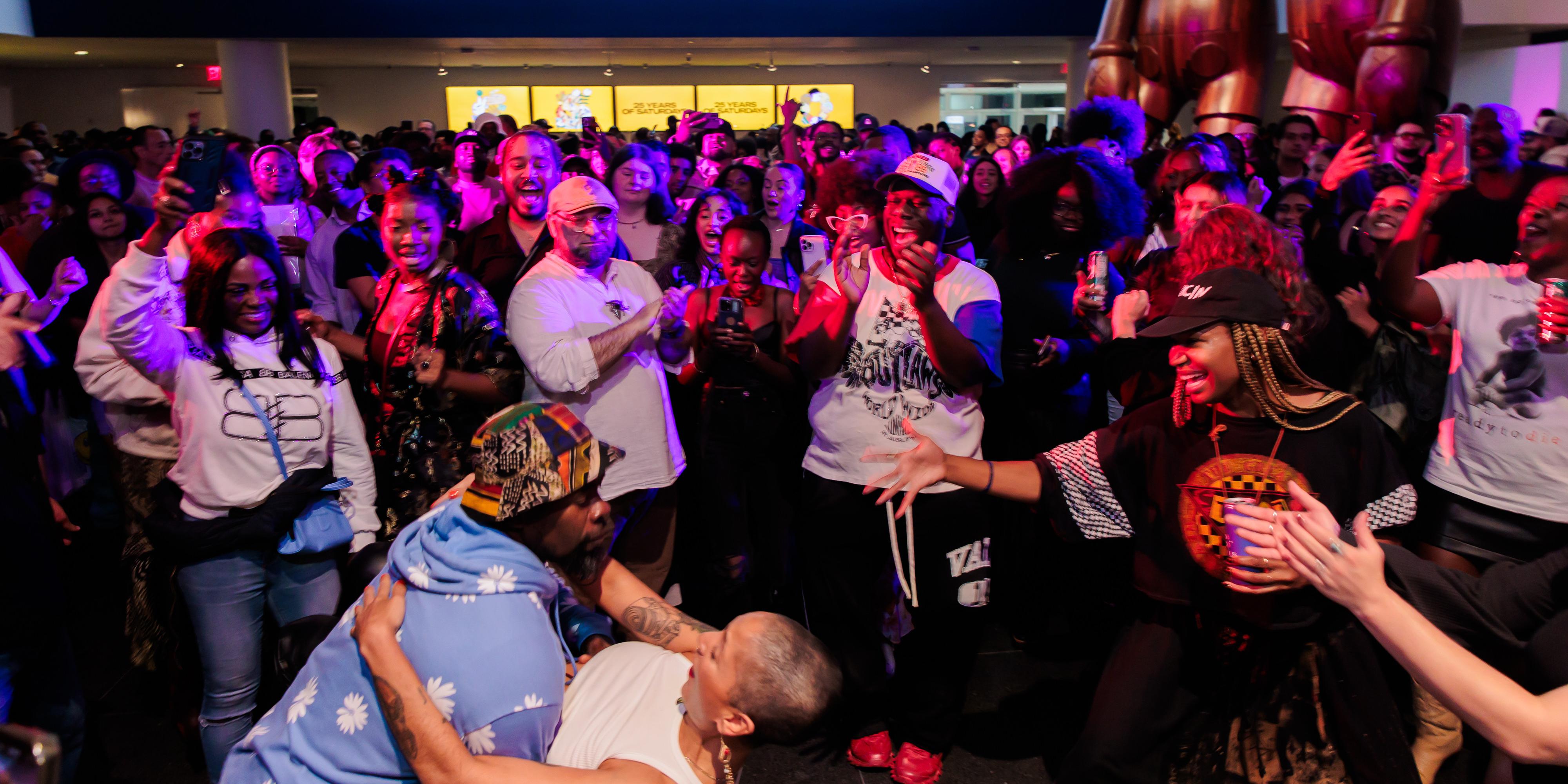 Brooklyn Museum First Saturdays crowd
