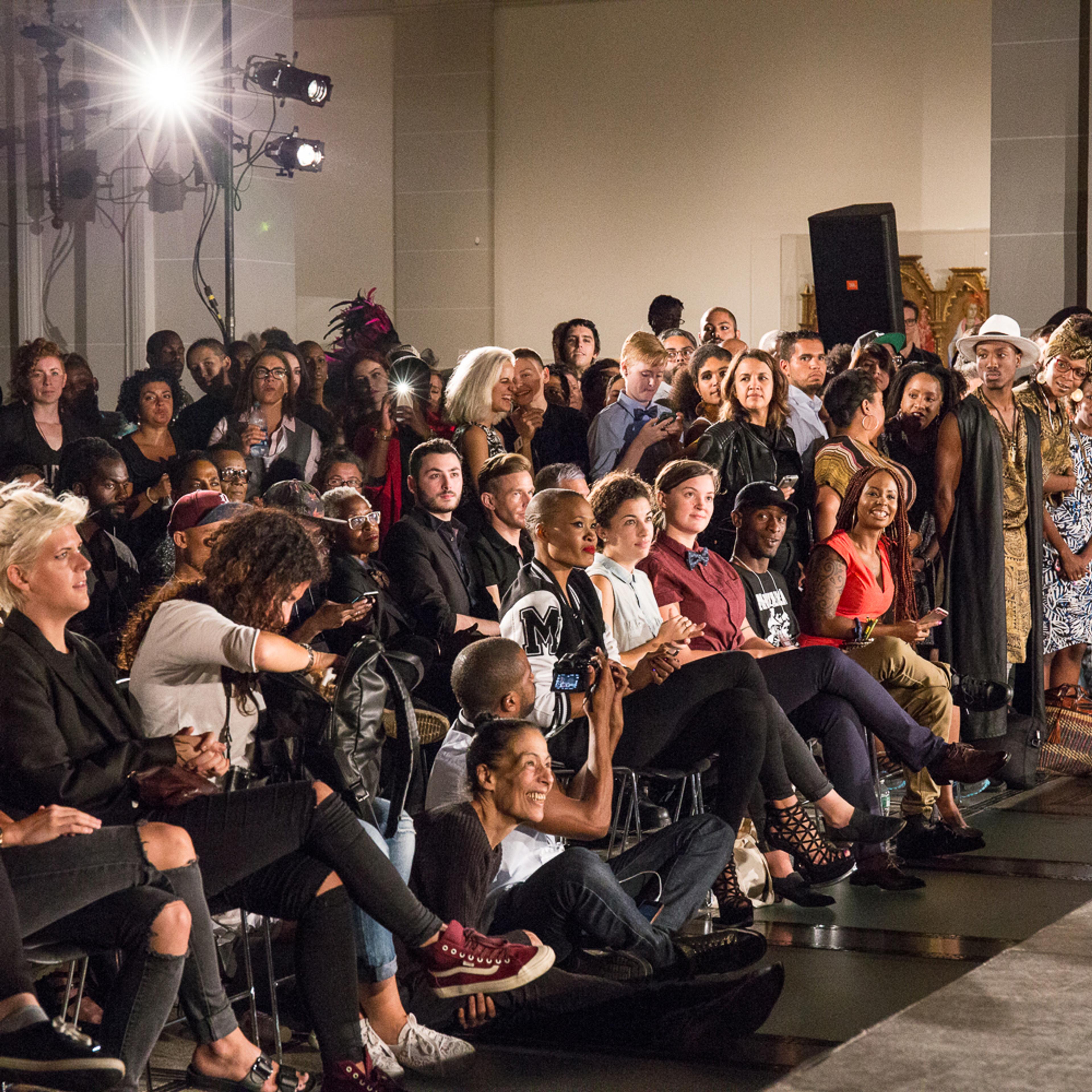Second annual dapperQ New York Fashion Week LGBTQ show in partnership with the Brooklyn Museum. Photo by Katya Moorman/Karen L. Dunn
