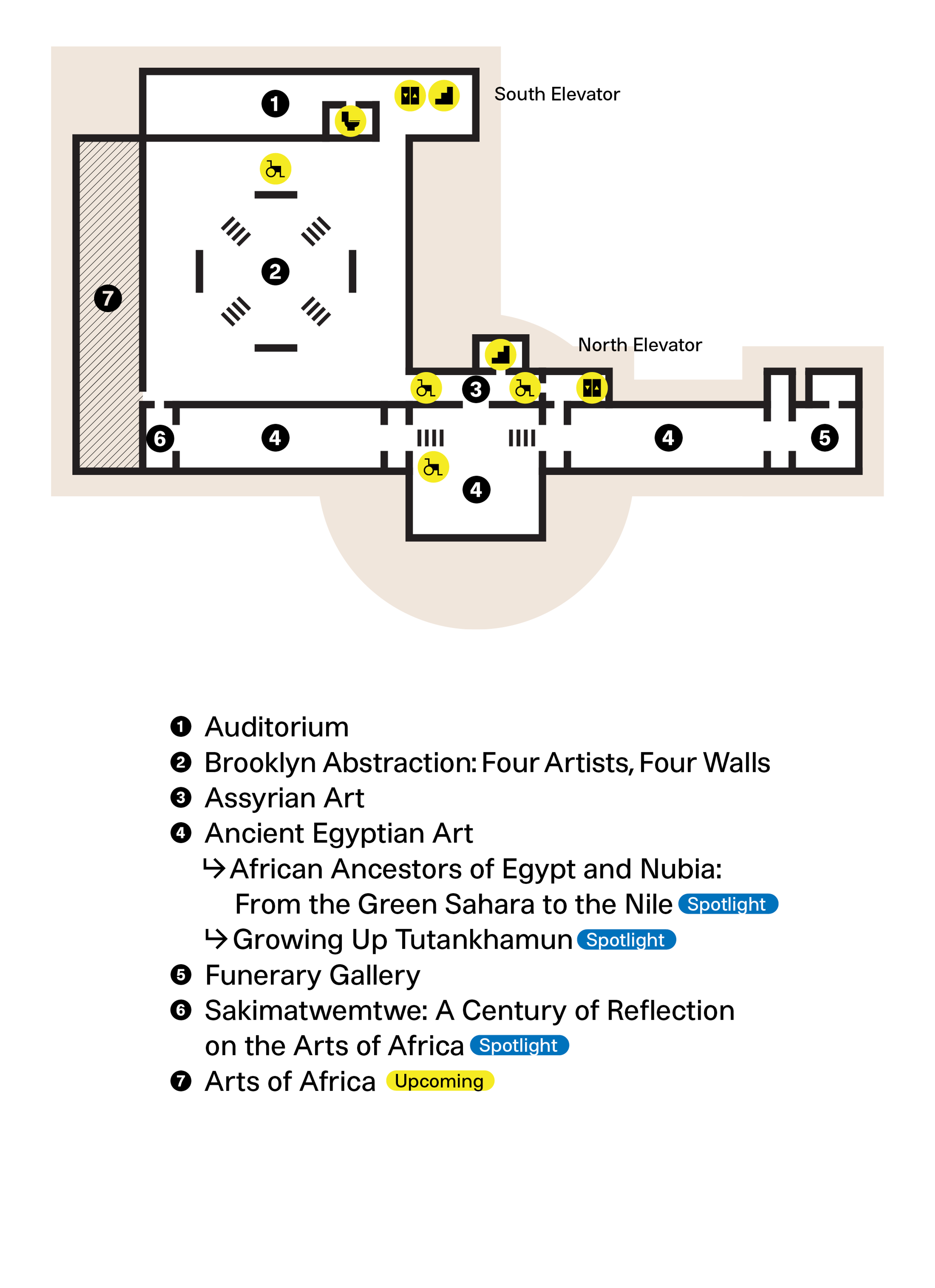 Map of the third floor