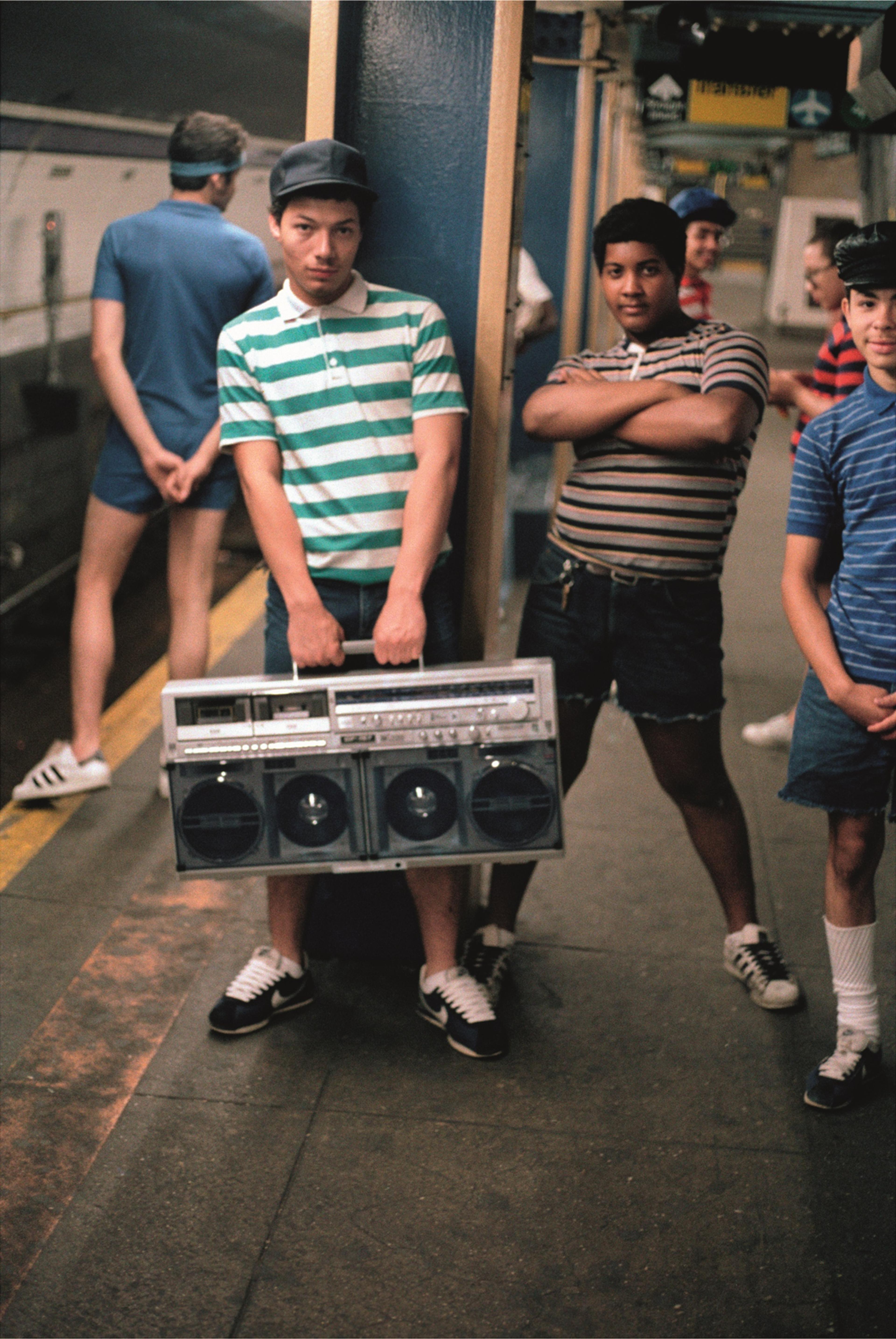 Jamel Shabazz (born Brooklyn, New York, 1960). The Crew, West Village, Manhattan, 1984. © Jamel Shabazz