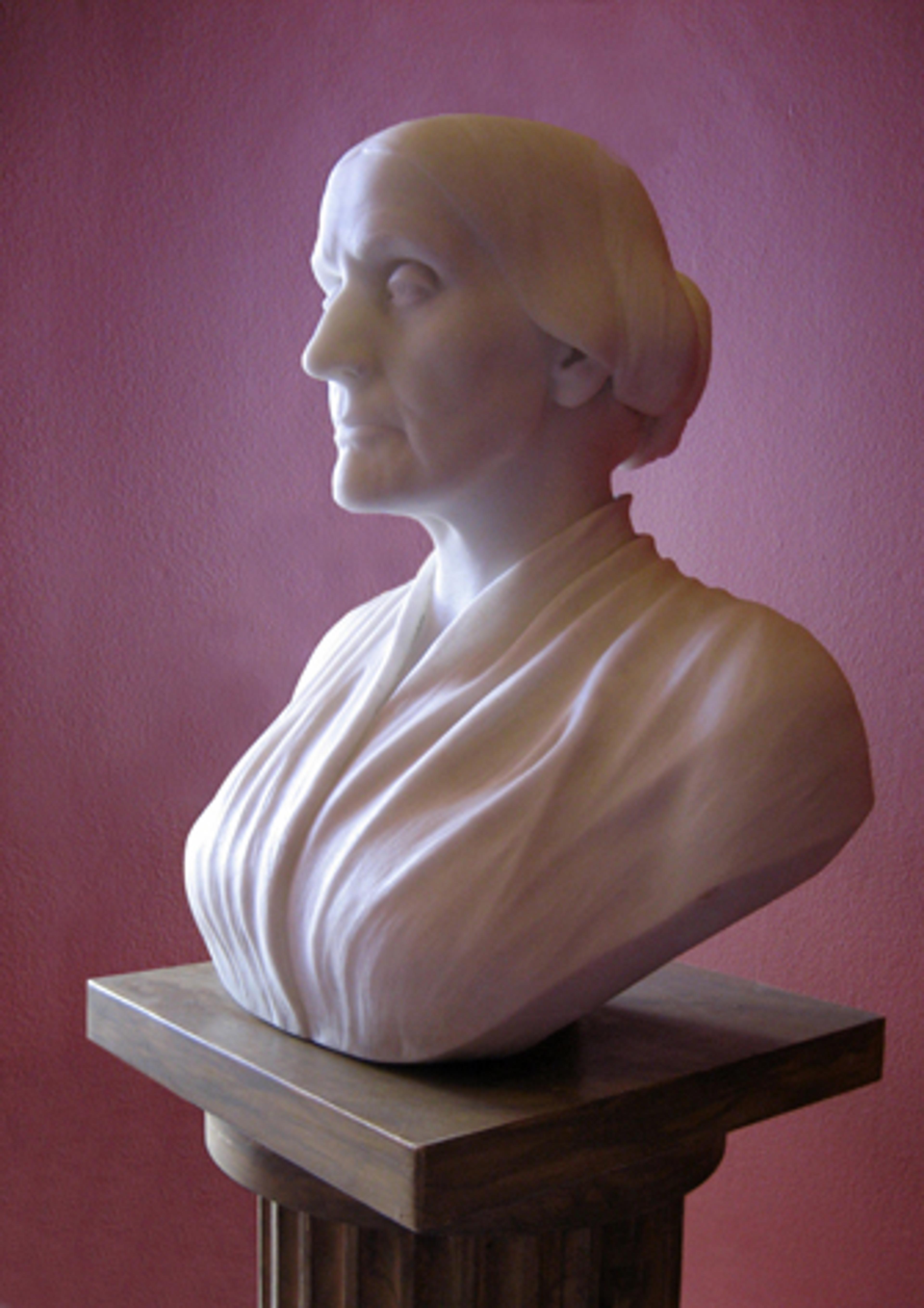 Adelaide Johnson (American, 1859–1955). Susan B. Anthony, 1892. Marble. Collection of the historic National Woman’s Party, the Sewall-Belmont House and Museum, Washington, D.C.