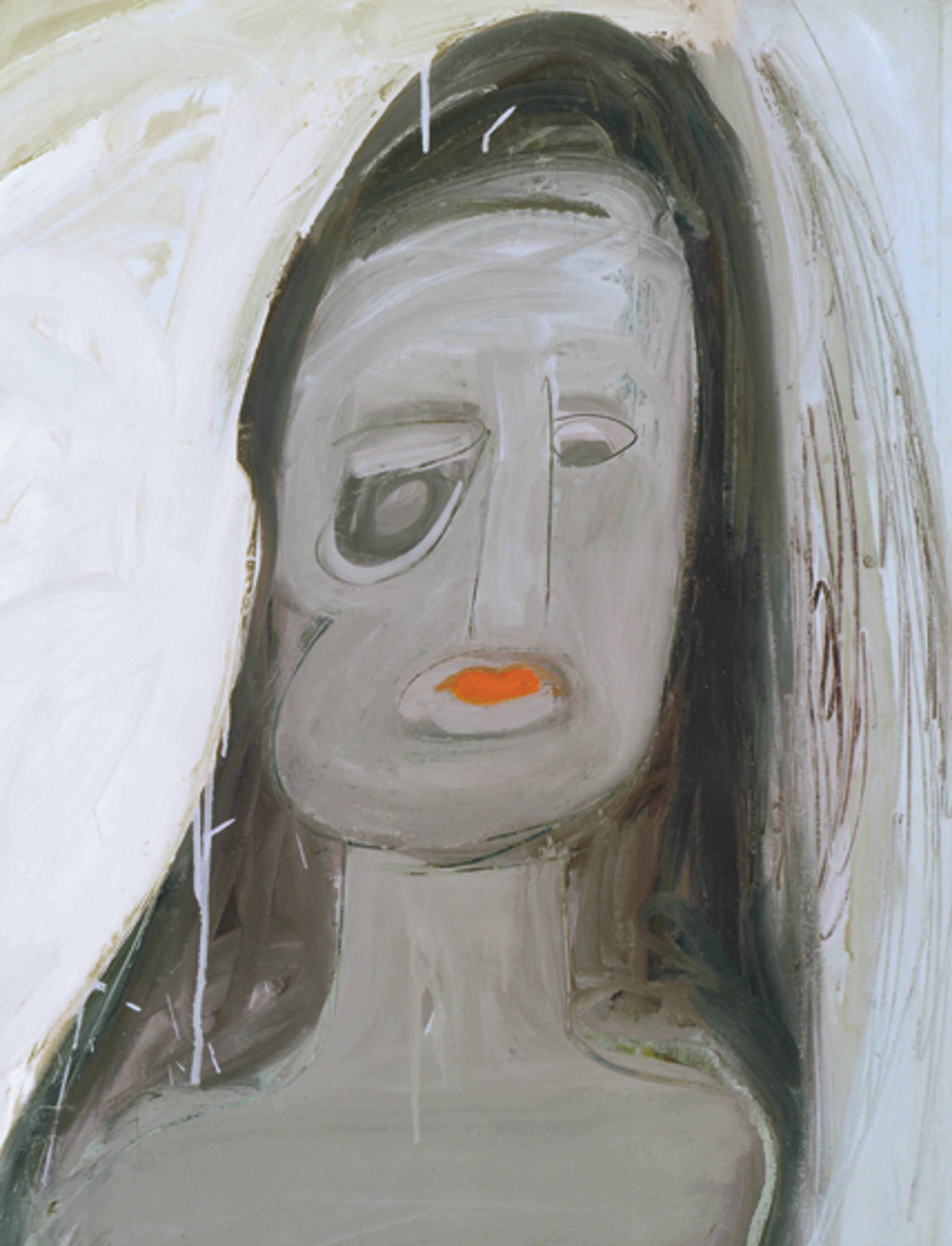 Eva Hesse (American, b. Germany, 1936–1970). No Title (detail), 1960. Oil on canvas, 36 × 36 in. (91.44 × 91.44 cm). Collection of Barbara Bluhm-Kaul and Don Kaul, Chicago