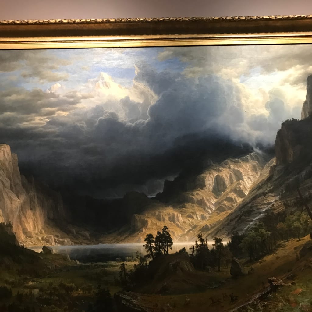 A Storm in the Rocky Mountains, Mt. Rosalie · Brooklyn Museum