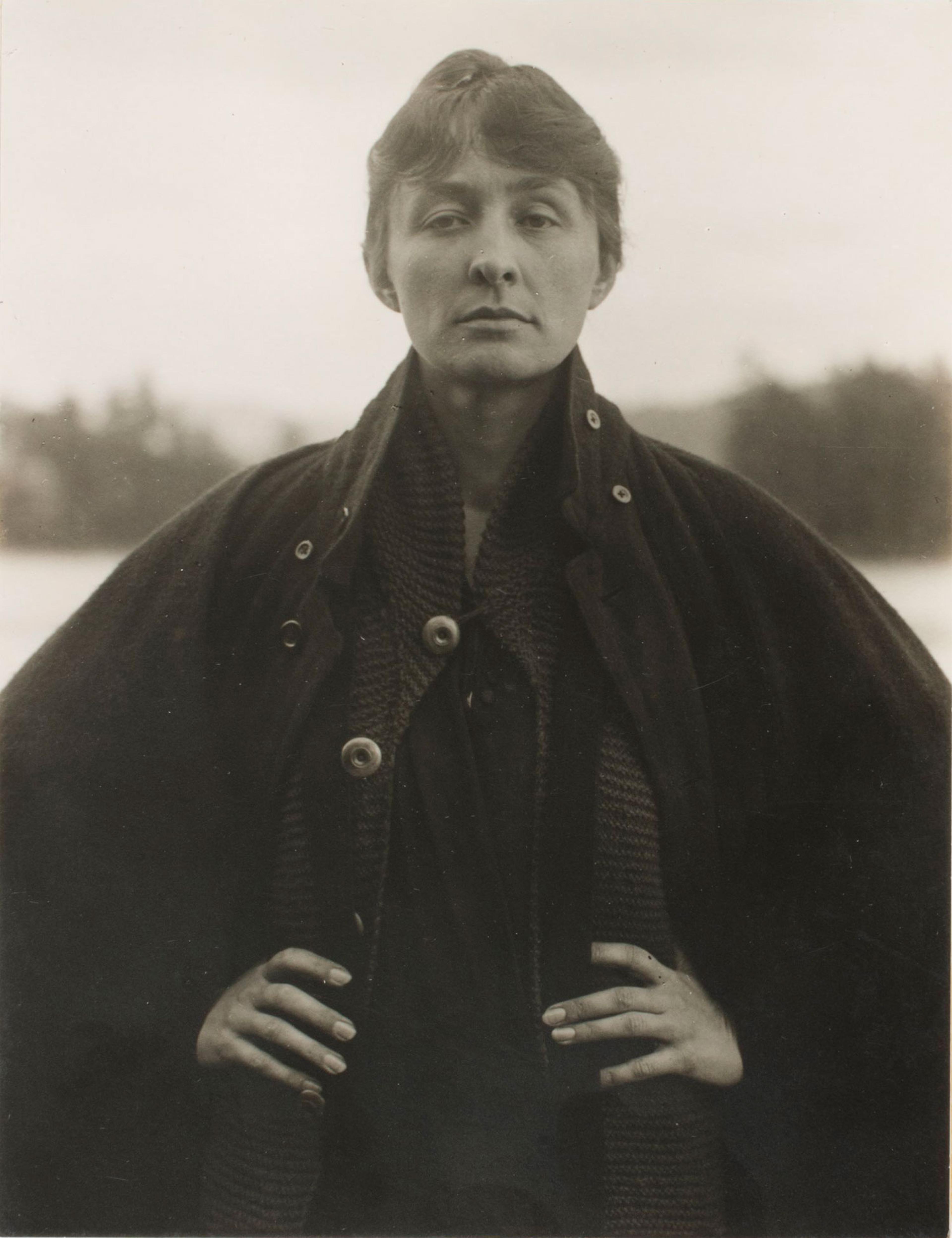 Alfred Stieglitz (American, 1864–1946). Georgia O’Keeffe: A Portrait, 1918. Gelatin silver print, 43/4 x 35/8 in. (11.9 x 9.2 cm). Philadelphia Museum of Art; Purchased with the Lola Downin Peck Fund, 1978, 1978-91-1