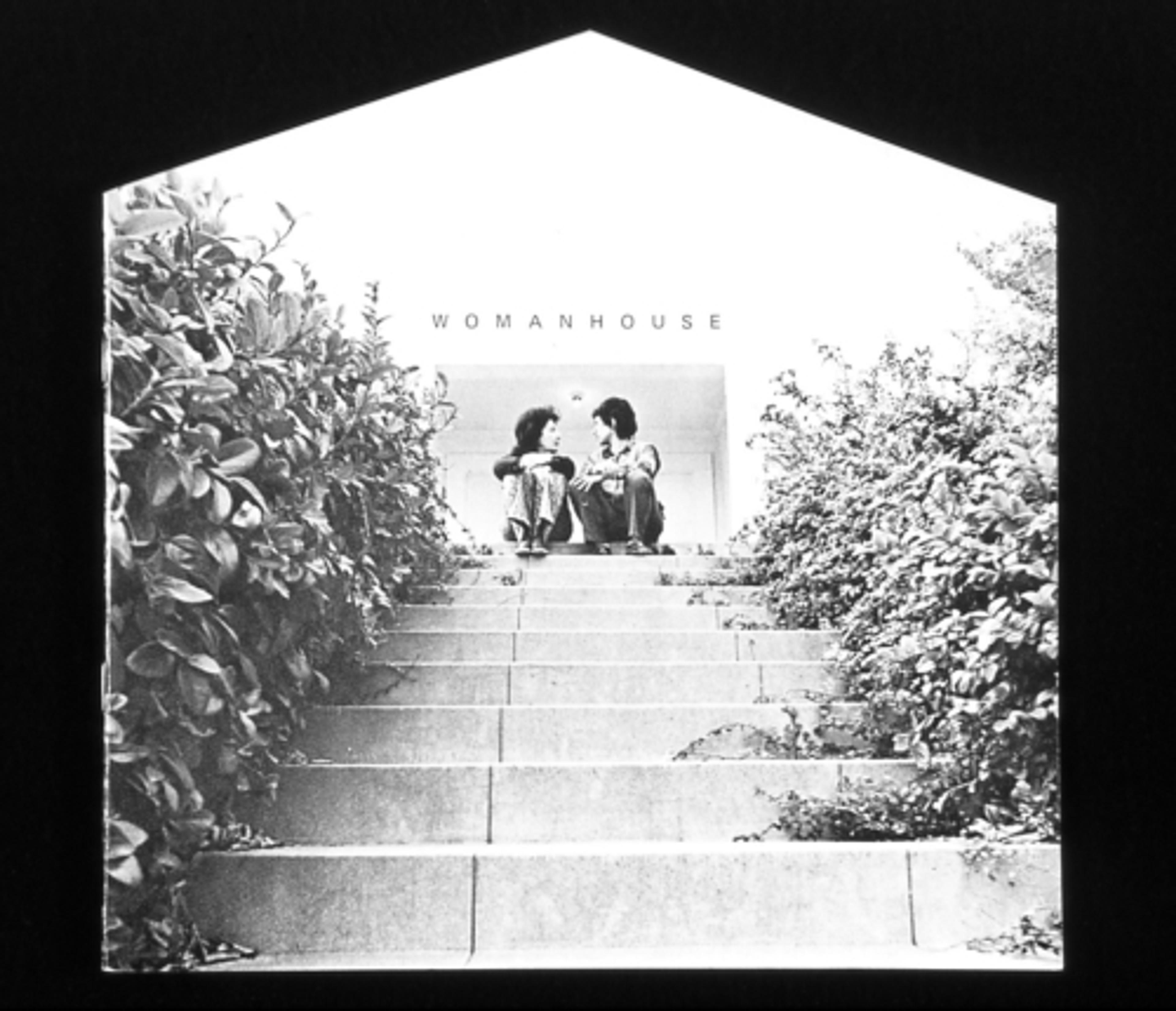 Cover of the Exhibition Catalogue Womanhouse (showing Judy Chicago and Miriam Schapiro). Design by Sheila de Bretteville. (Valencia: Feminist Art Program, California Institute of the Arts, 1972). Photograph by Donald Woodman. Courtesy of Through the Flower archive