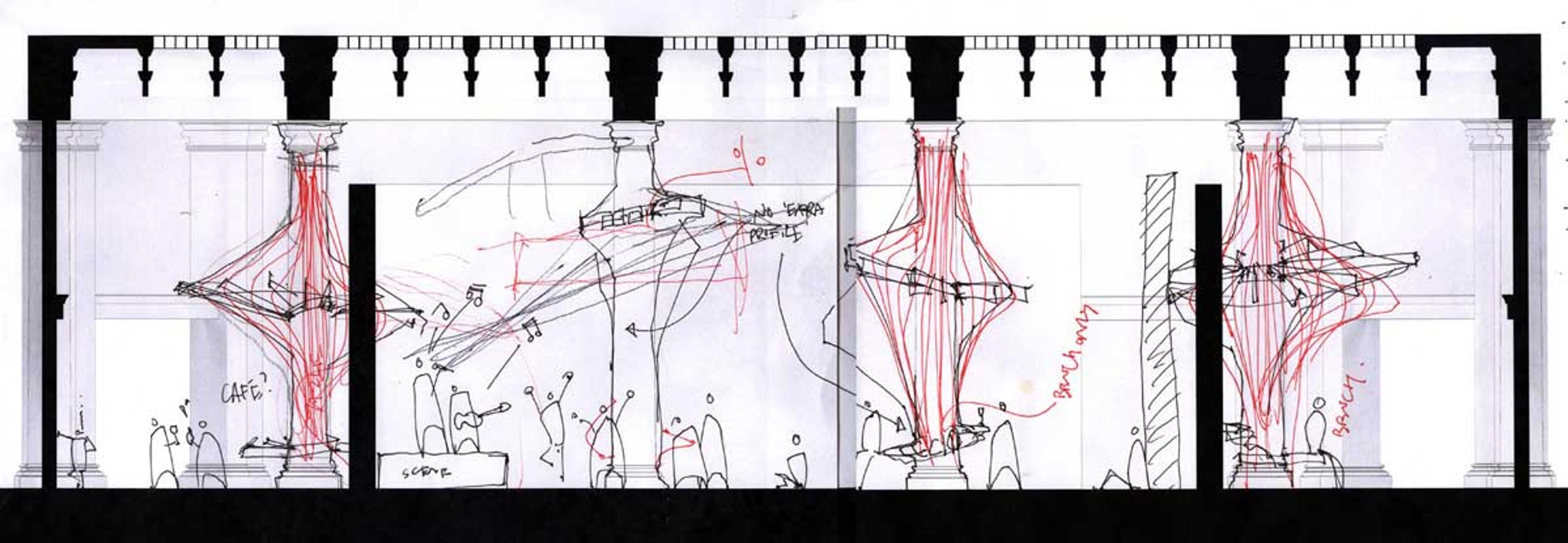 Situ Studio (2005–present), Brooklyn. Sketch for reOrder