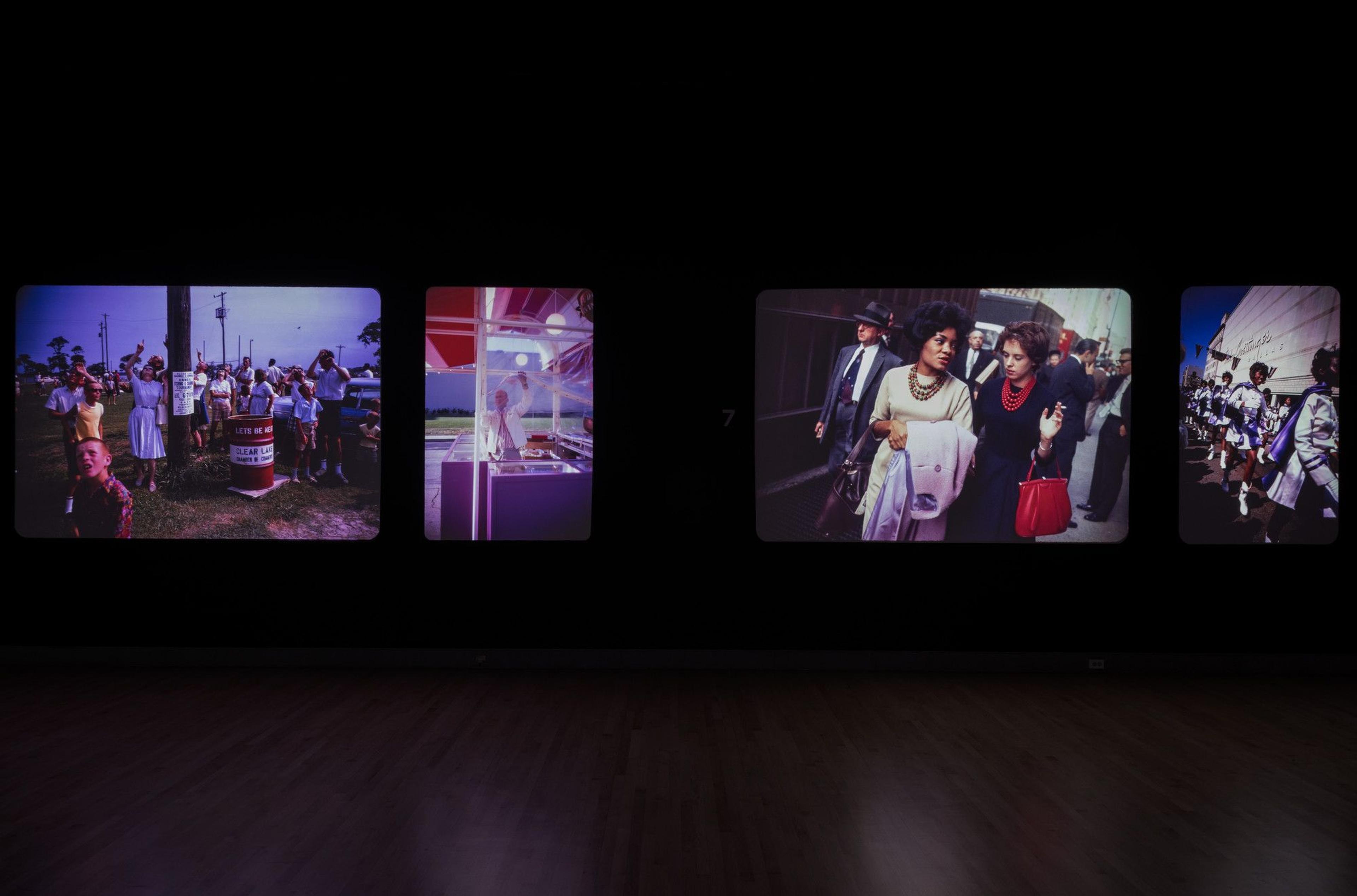 Installation view, Garry Winogrand: Color, May 3–December 8, 2019, Brooklyn Museum. (Photo: Jonathan Dorado)