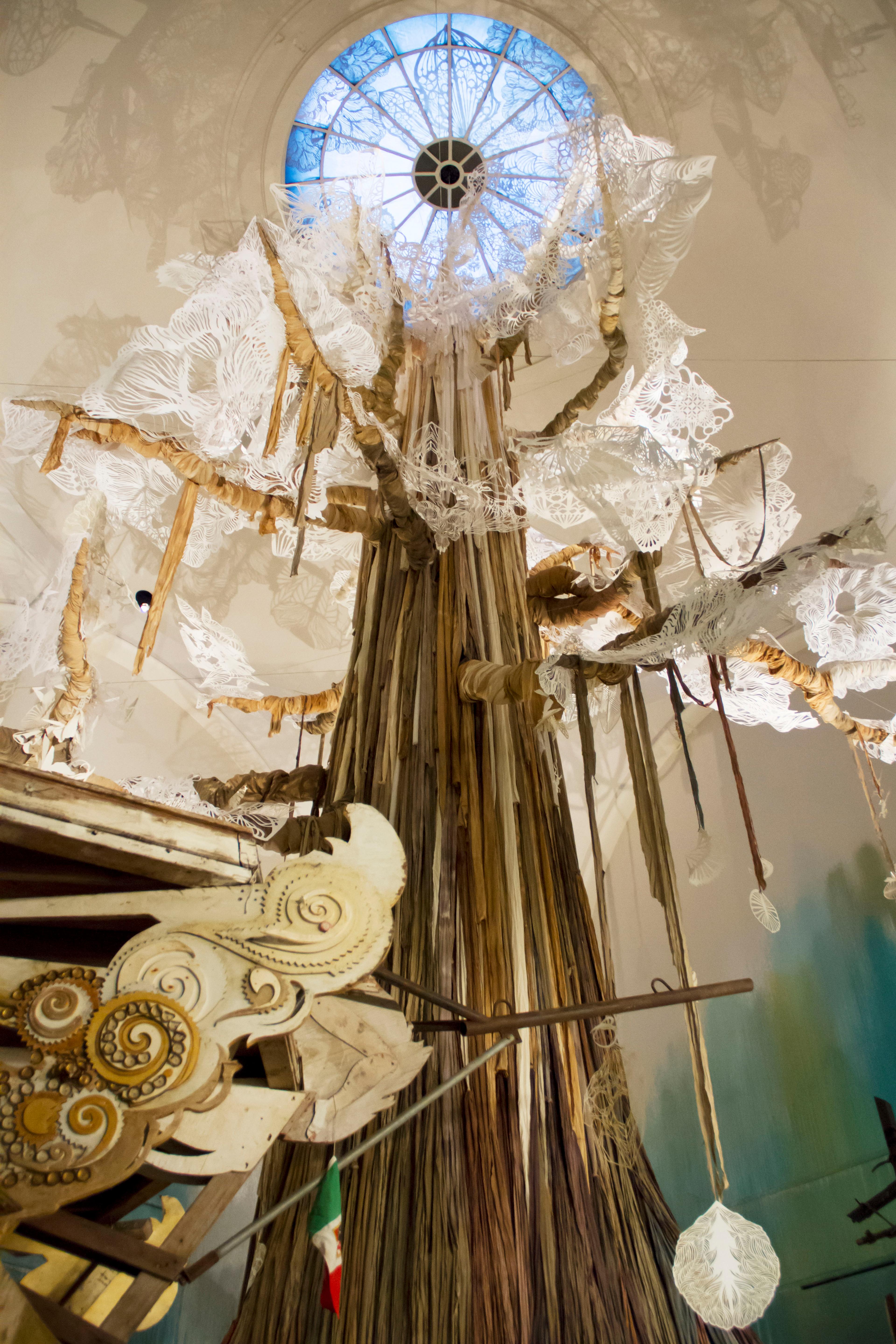 Swoon (American, b. 1978). Swoon: Submerged Motherlands, 2014. Brooklyn Museum photograph