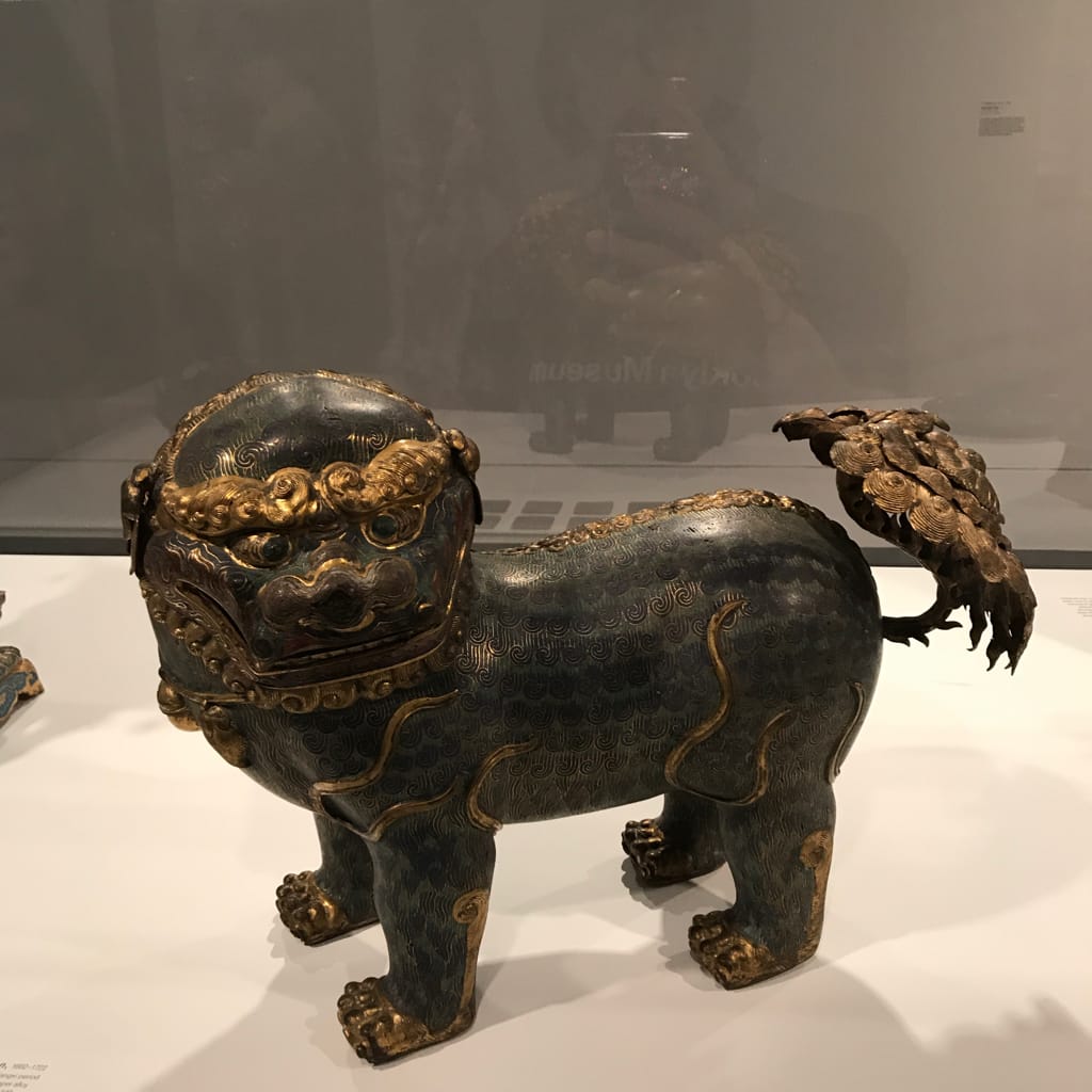 Large Figure of a Lion Dog · Brooklyn Museum