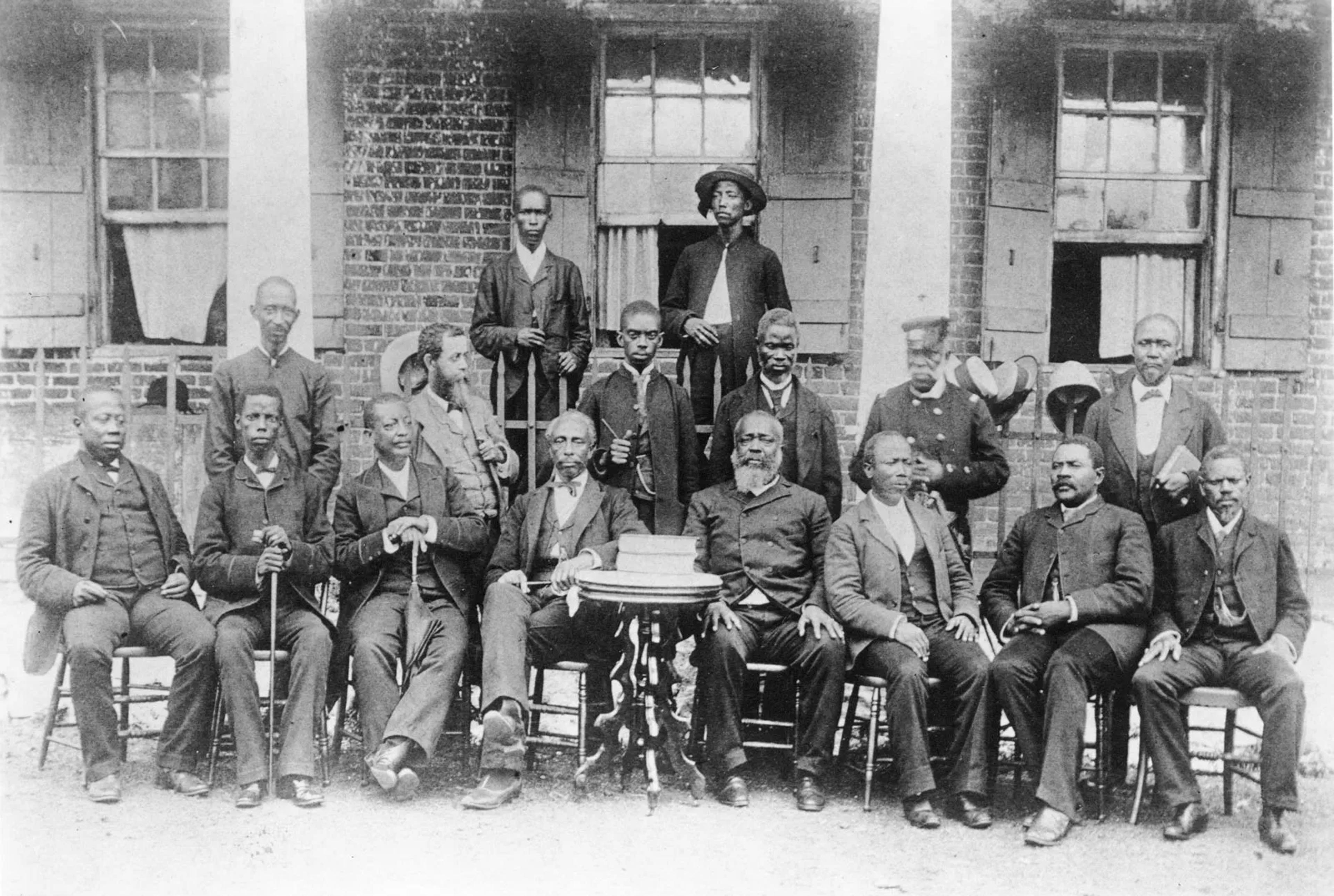 Image of The Liberian cabinet, 1880s.