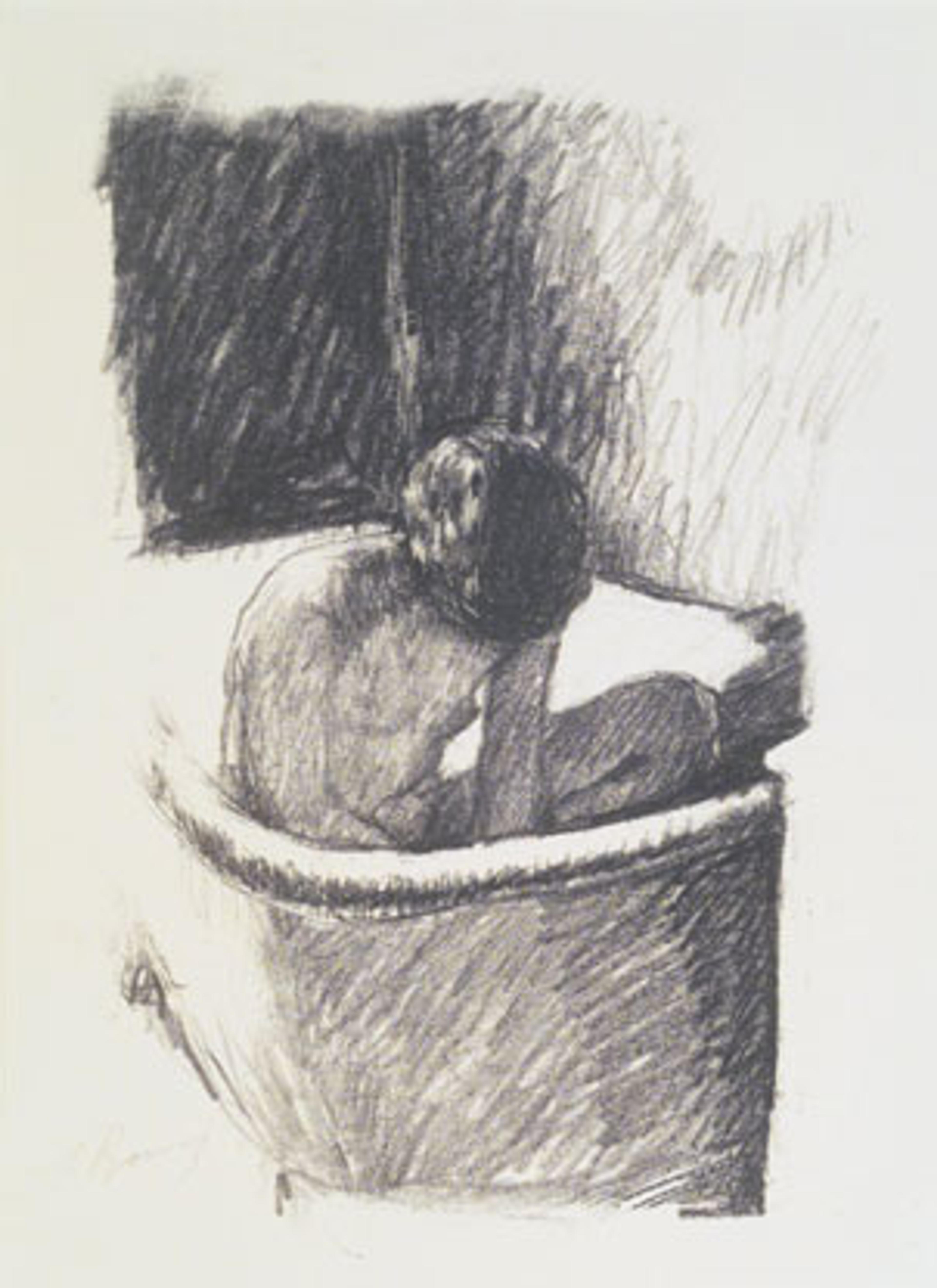 Pierre Bonnard (French, 1867–1947). The Bath, Second Version, ca. 1925. Lithograph on laid China paper, Sheet: 143⁄8 x 105⁄8 in. (36.5 × 27 cm). Brooklyn Museum, Designated Purchase Fund, 74.35. © artist or artist’s estate