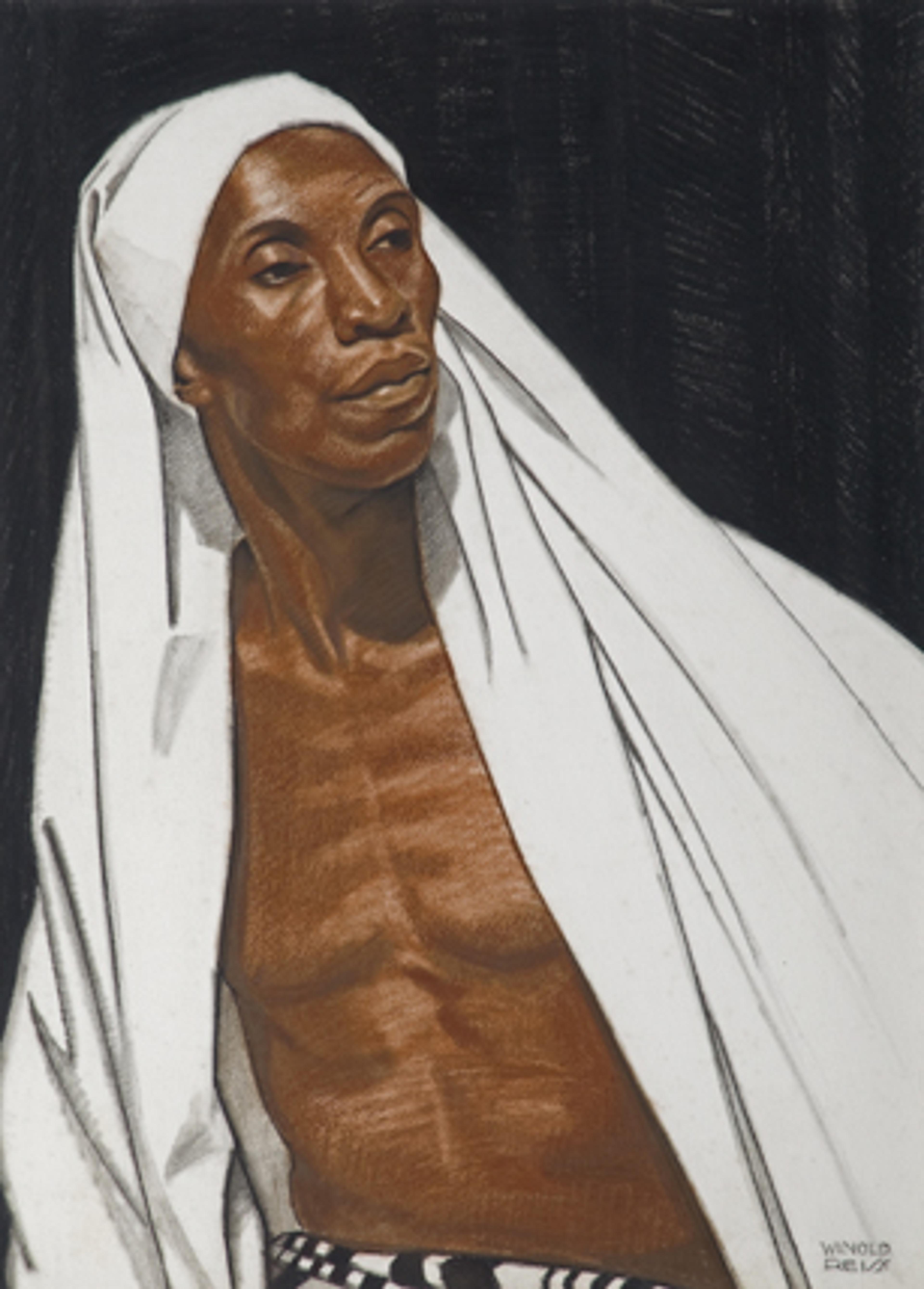 Winold Reiss (American, 1886–1953). Black Prophet, 1925. Pastel on Whatman board, 30 × 22 in. (76.2 × 55.9 cm). Private collection. © The Reiss Trust