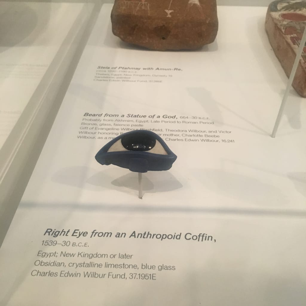 Right Eye from an Anthropoid Coffin · Brooklyn Museum