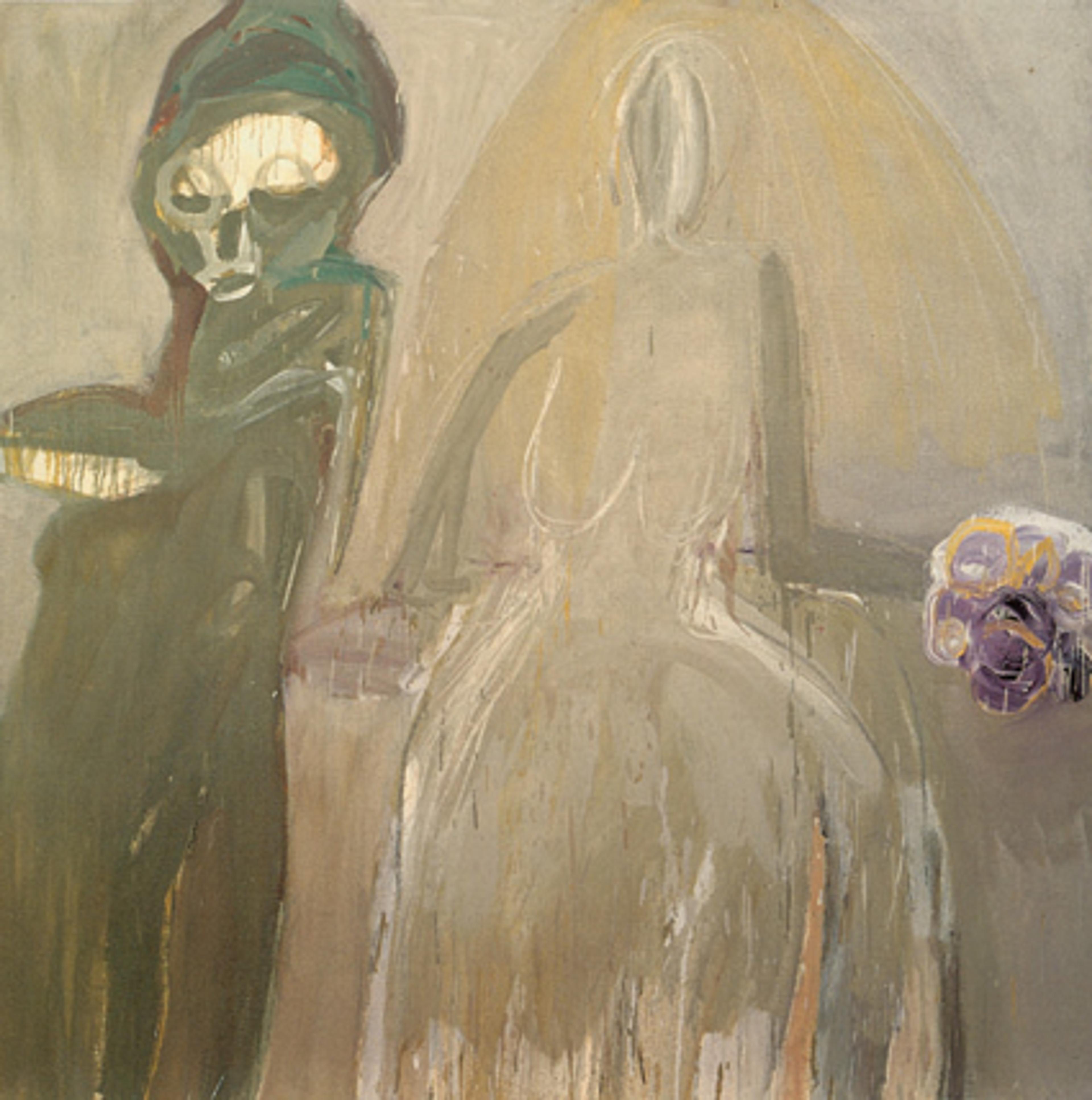 Eva Hesse (American, b. Germany, 1936–1970). No title, 1960. Oil on canvas, 491⁄4 x 491⁄4 in. (48.9 × 48.9 cm). Ursula Hauser Collection, Switzerland