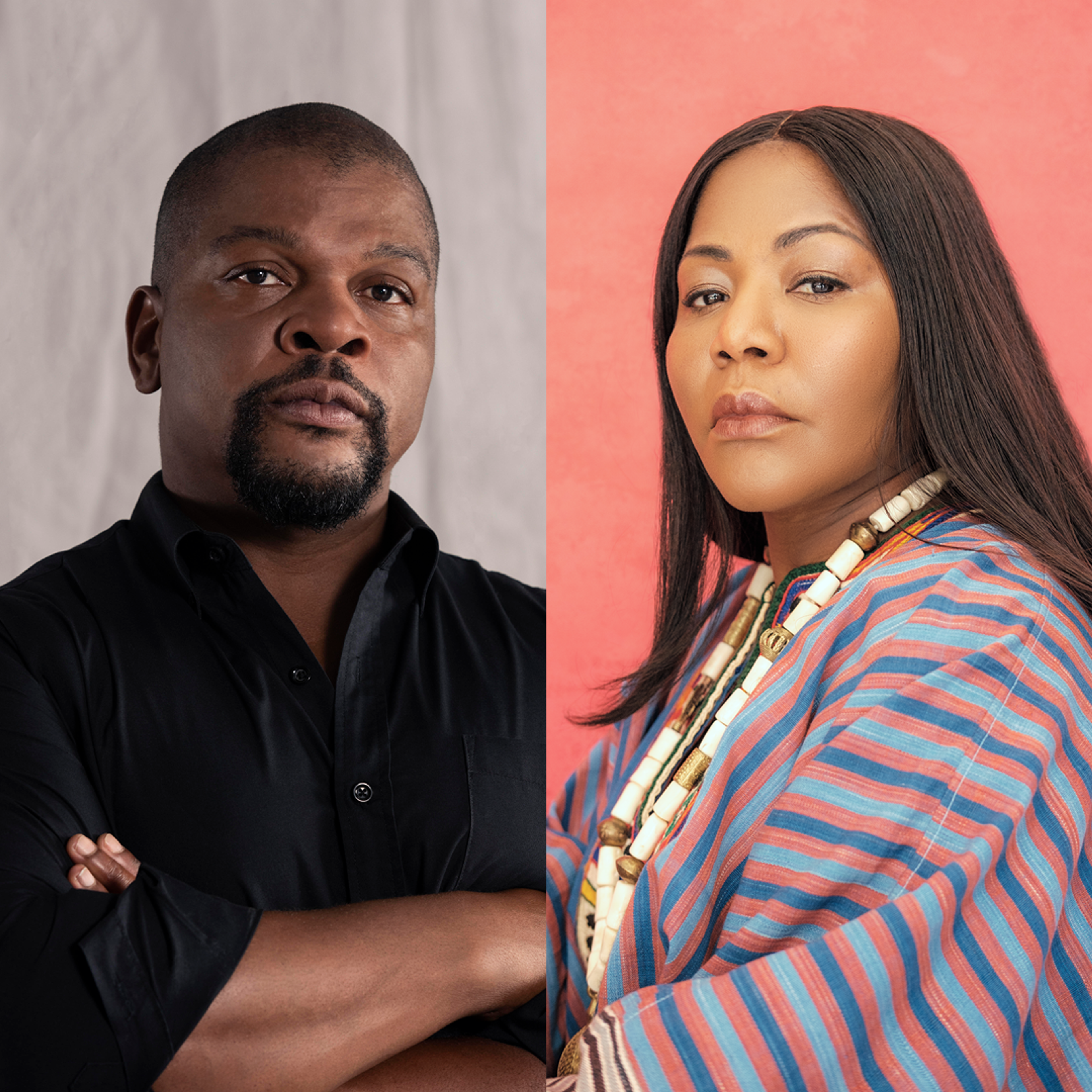 Kehinde Wiley (Photo: Brad Ogbonna); Reni Folawiyo (Photo: Stephen Tayo)