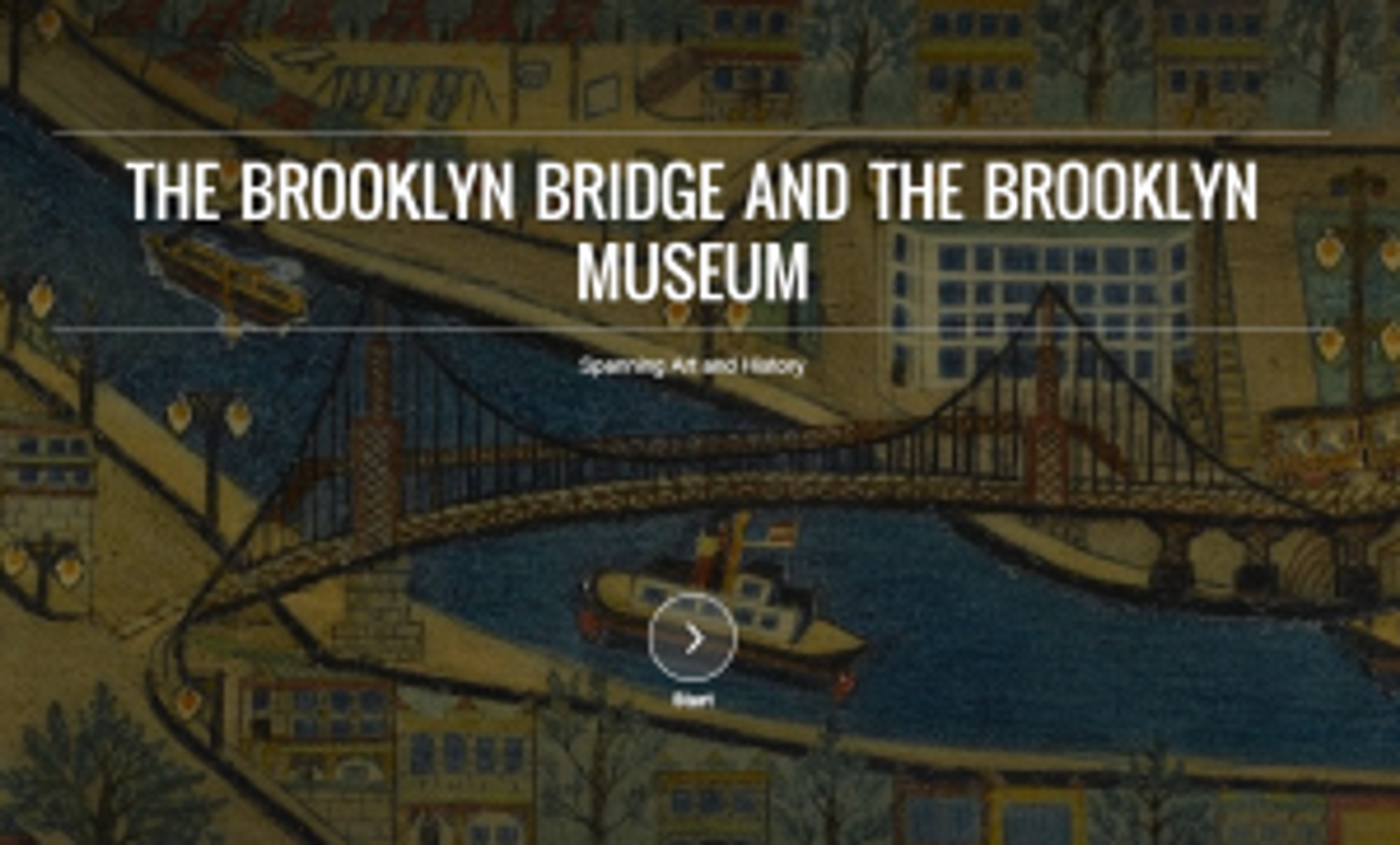 See more images of the Brooklyn Bridge and read about its history.