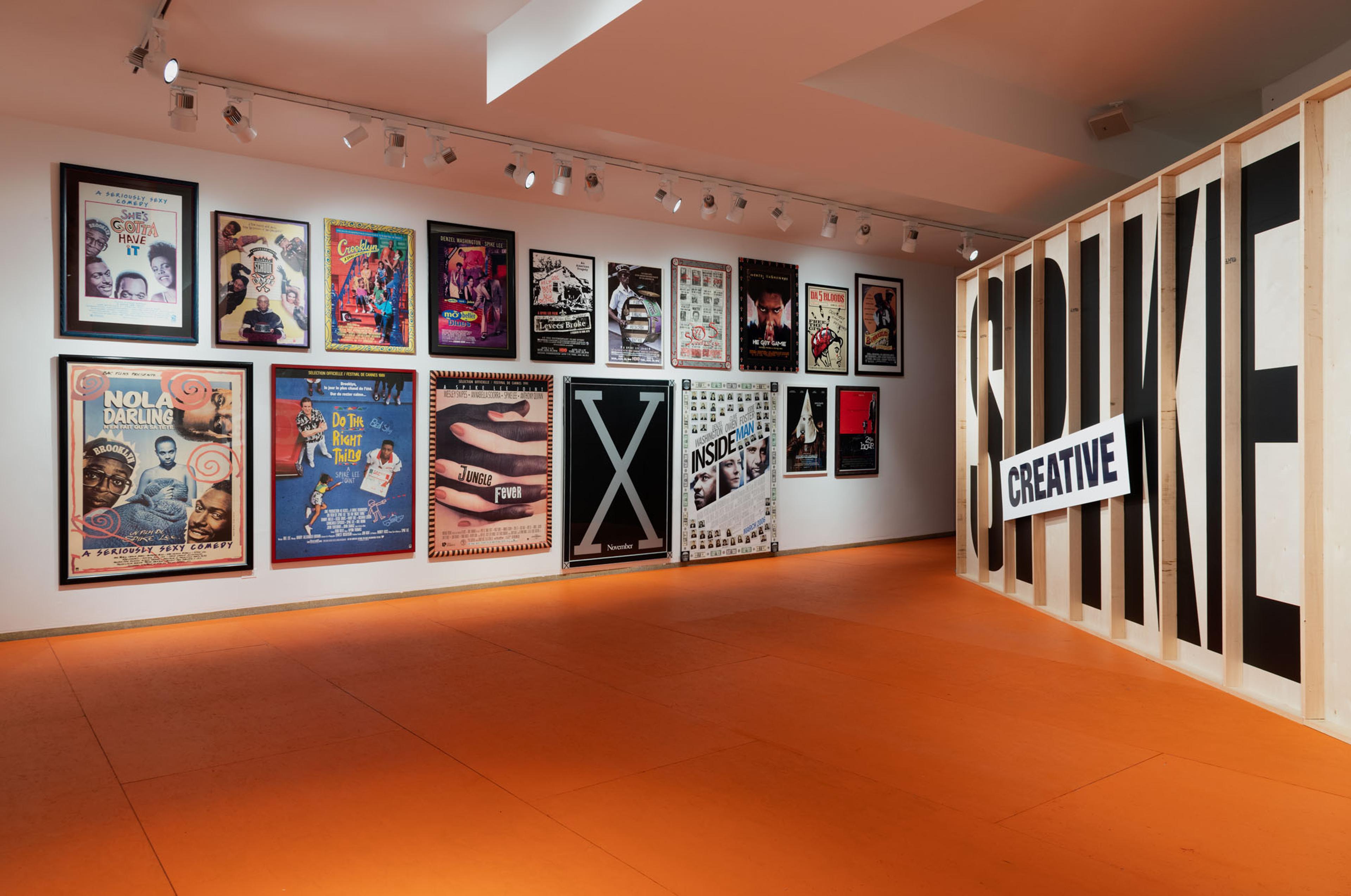 Installation view, <i>Spike Lee: Creative Sources</i>. Brooklyn Museum, October 7, 2023–February 11, 2024. (Photo: Danny Perez)