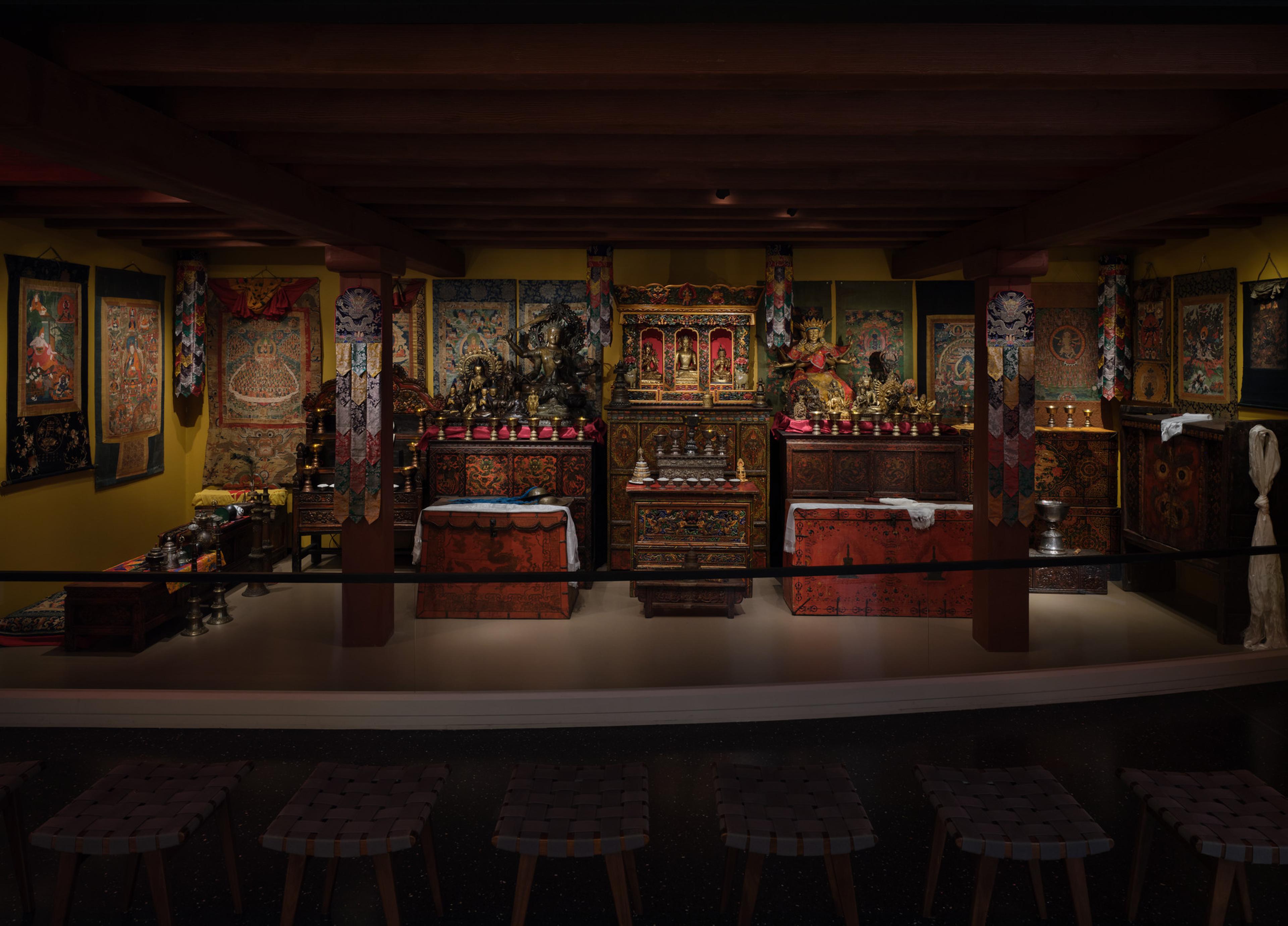 Rubin Museum Tibetan Buddhist Shrine Room