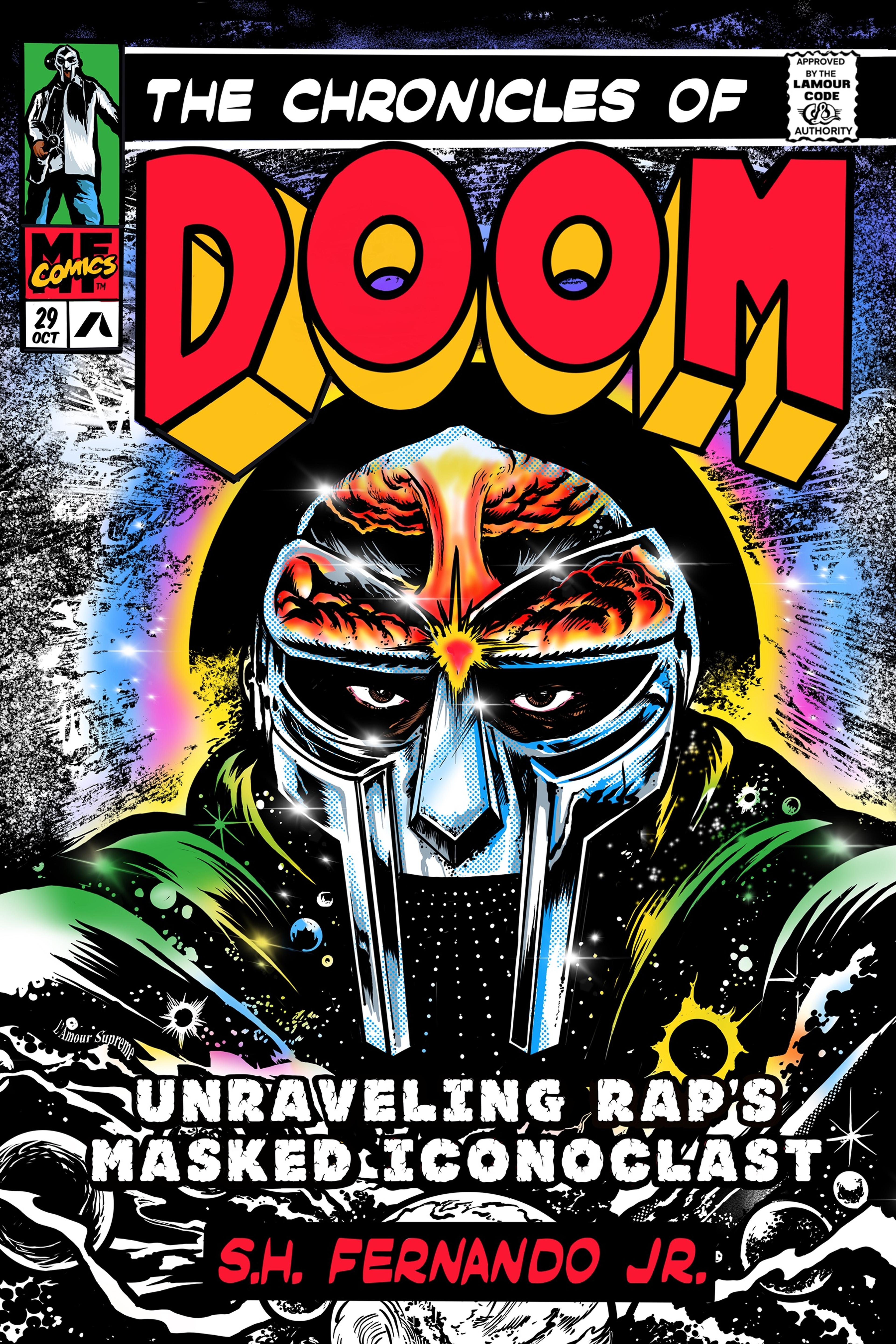 Cover of The Chronicles of DOOM featuring art by LAmour Supreme. (Photo: Courtesy of Astra House)