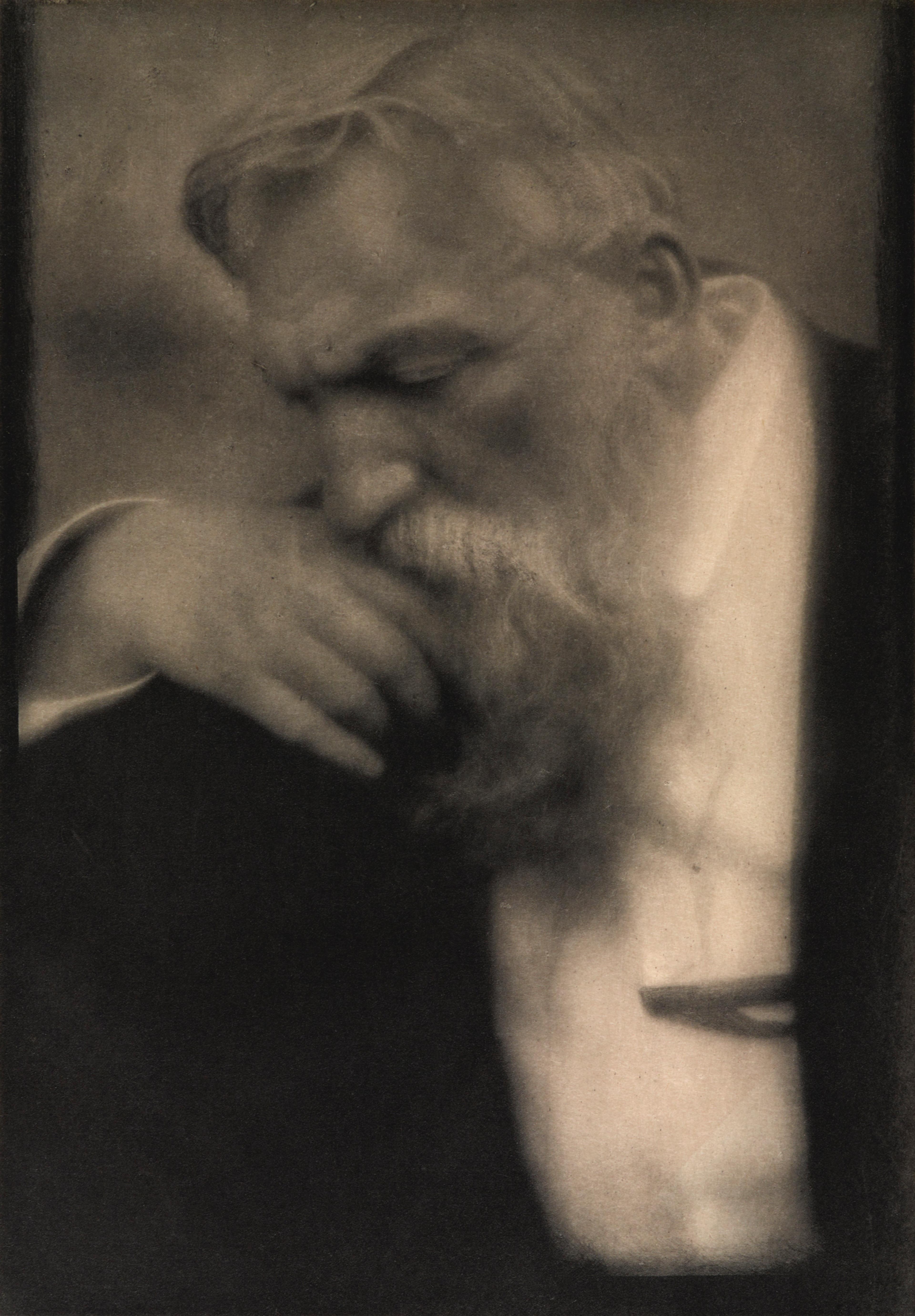 Edward Steichen (American, born Luxembourg, 1879–1973). M. Auguste Rodin, 1911. Photogravure, image: 101/4 x 7 in. (26 x 17.8 cm). Brooklyn Museum; Gift of Arnold and Pamela Lehman, 2003.76.2