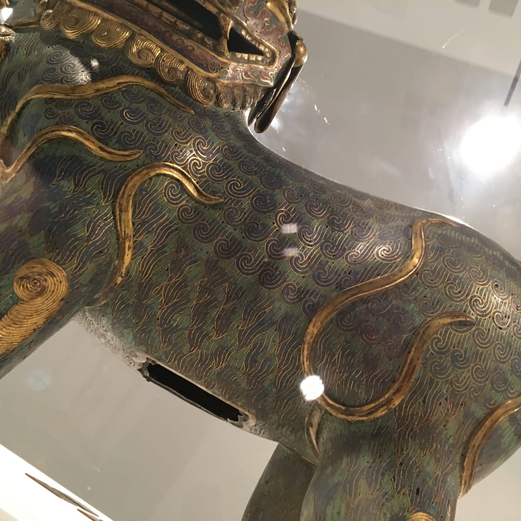 Large Figure of a Lion Dog · Brooklyn Museum