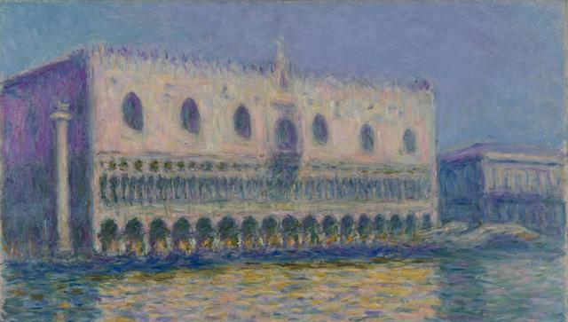 Impressionist painting of Palazzo Ducale in Venice