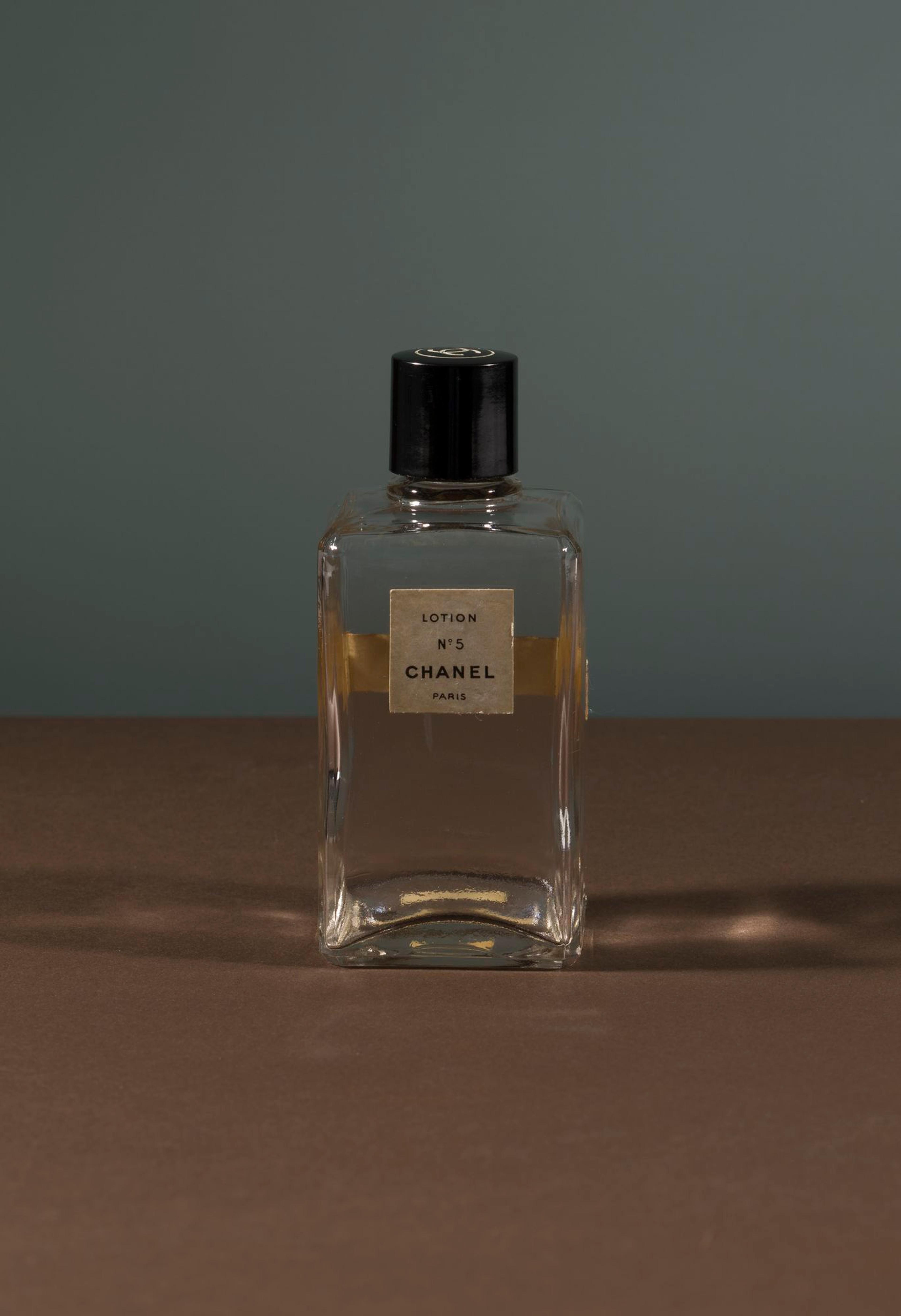 Chanel No. 5 Bottle for Lotion. © Diego Rivera and Frida Kahlo Archives, Banco de México, Fiduciary of the Trust of the Diego Rivera and Frida Kahlo Museums. (Photo: Javier Hinojosa, courtesy of V&A Publishing)
