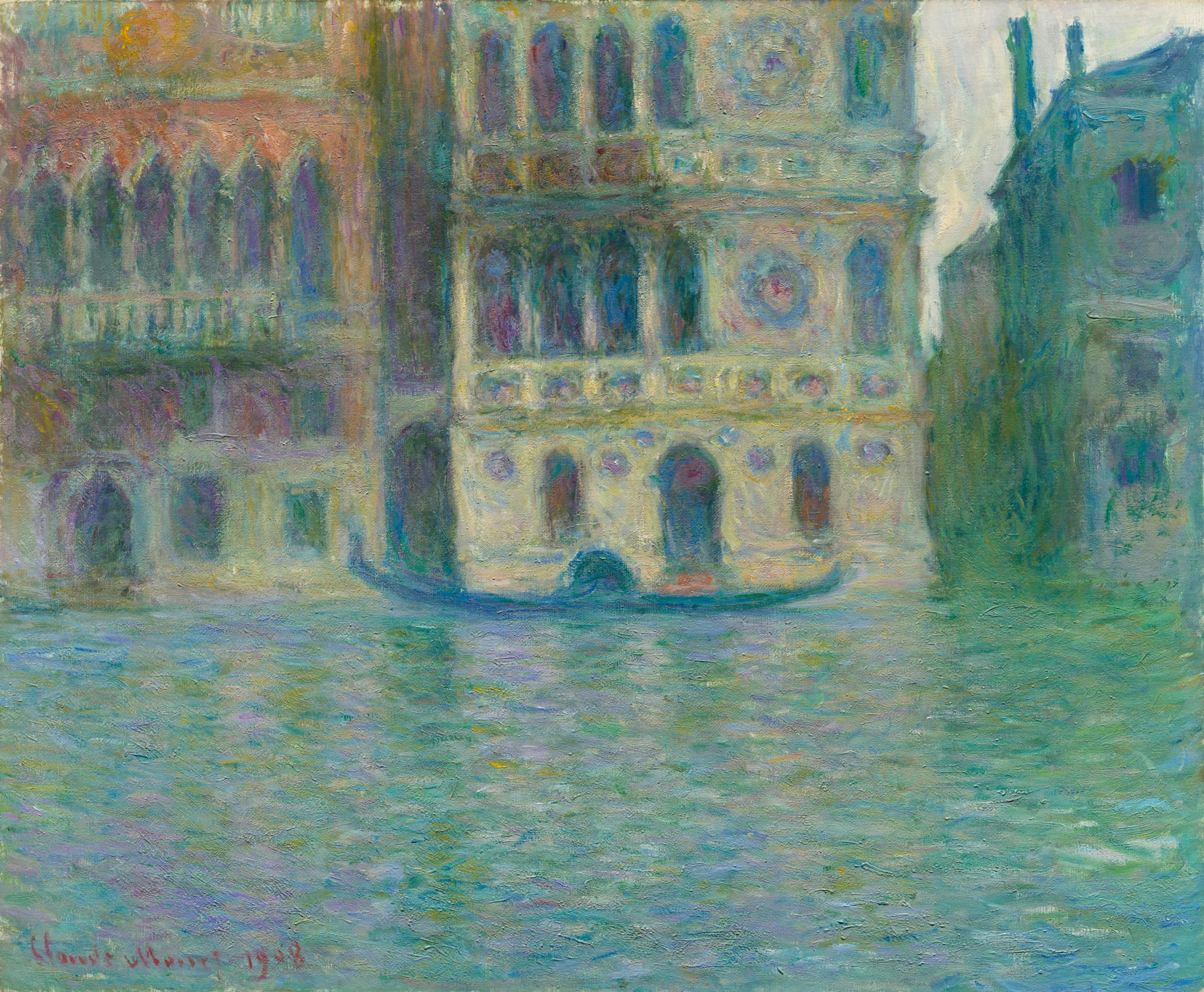 Claude Monet. Venice, <i>Palazzo Dario</i>, 1908. Oil on canvas. The Art Institute of Chicago, Mr. and Mrs. Lewis Larned Coburn Memorial Collection, 1933.446. (Photo: The Art Institute of Chicago / Art Resource, NY)