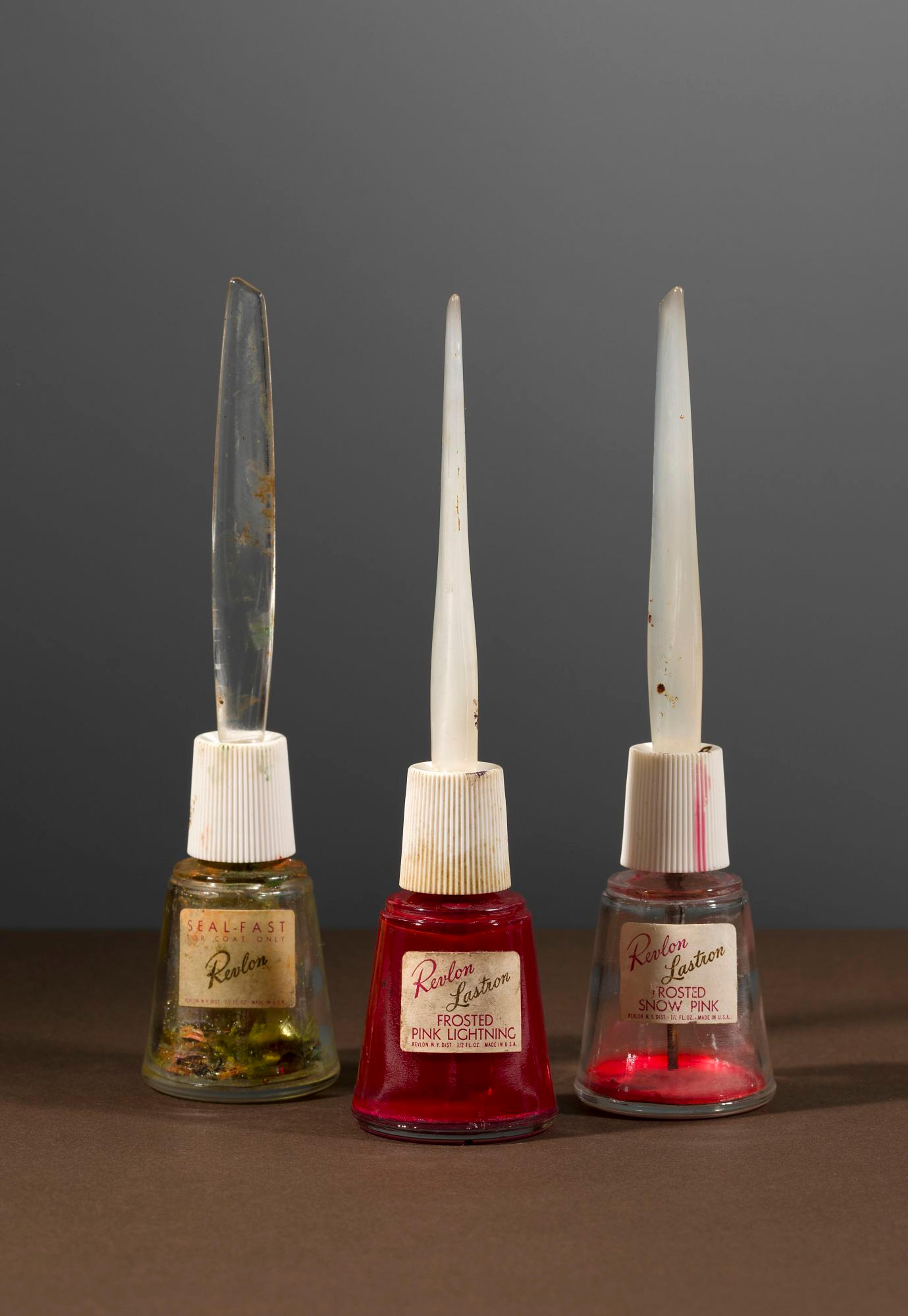 Revlon nail polishes, before 1954. © Diego Rivera and Frida Kahlo Archives, Banco de México, Fiduciary of the Trust of the Diego Rivera and Frida Kahlo Museums. (Photo: Javier Hinojosa, courtesy of V&amp;A Publishing)