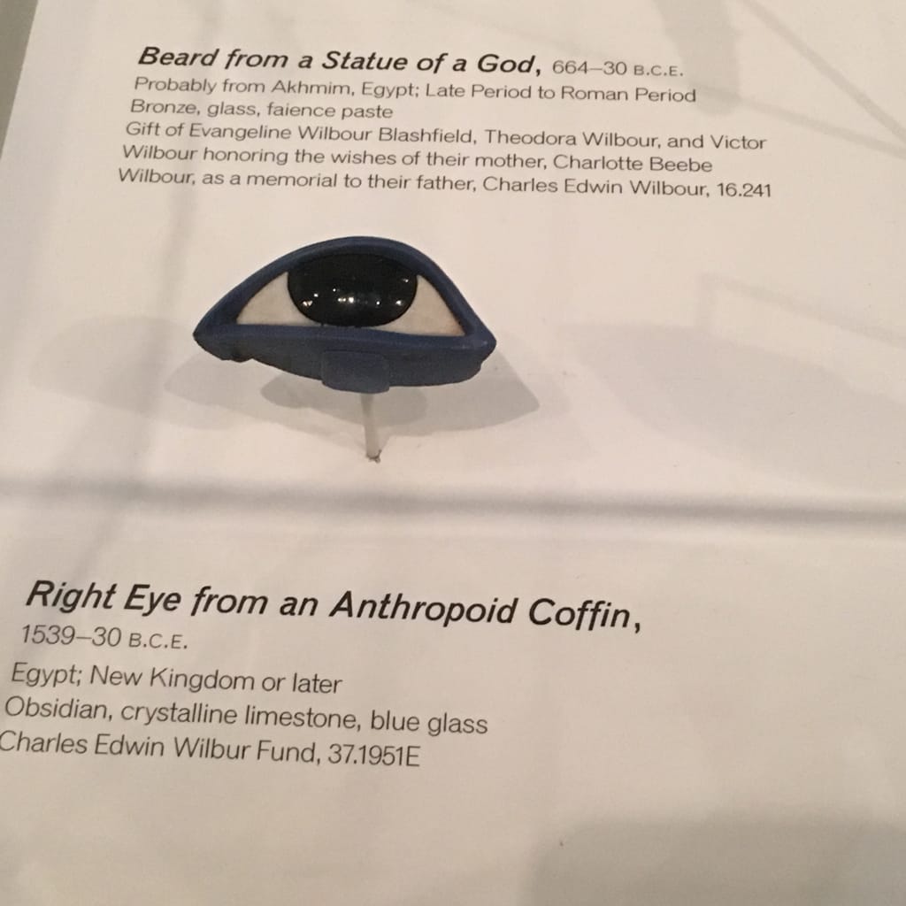 Right Eye from an Anthropoid Coffin · Brooklyn Museum