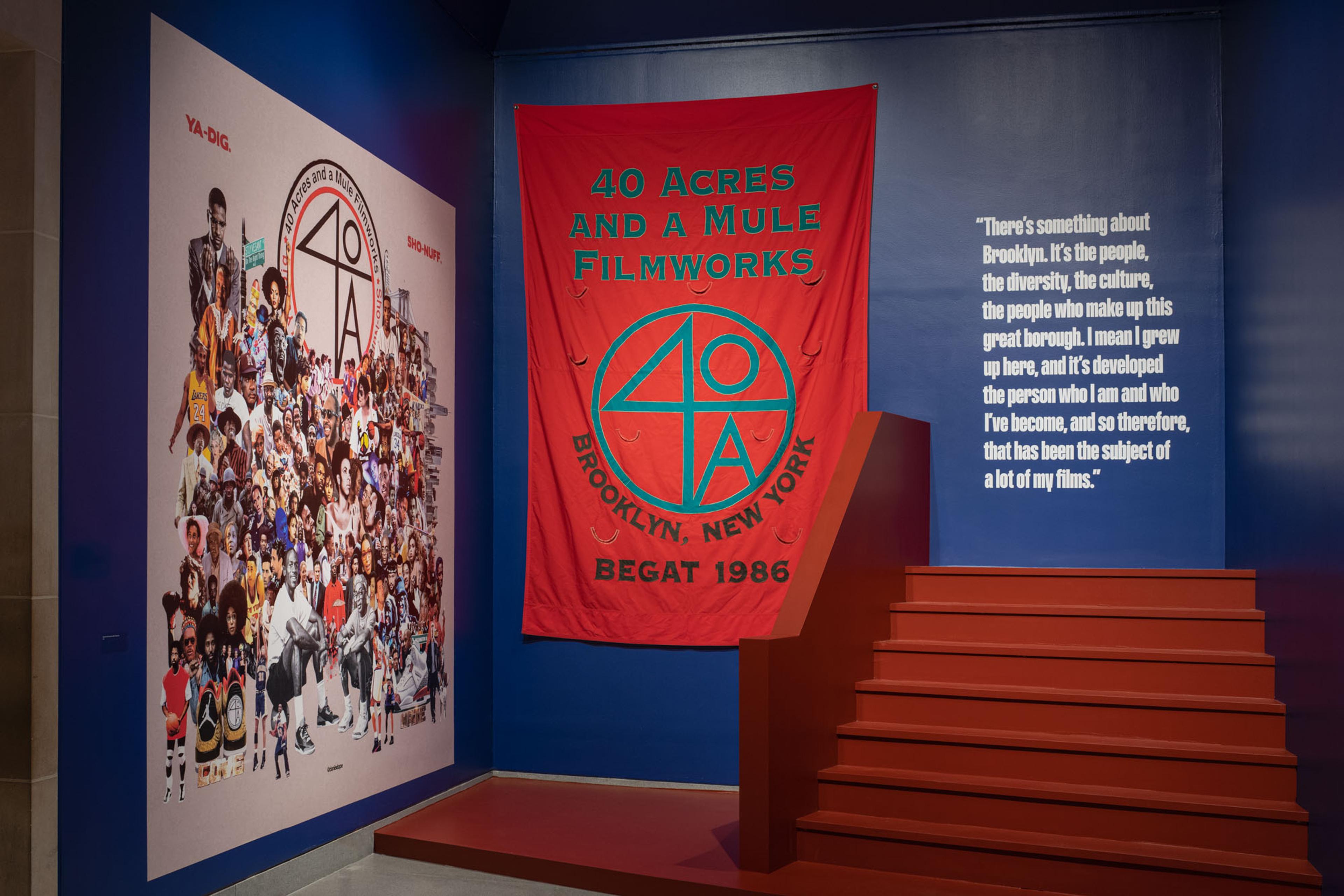 Installation view, Spike Lee: Creative Sources. Brooklyn Museum, October 7, 2023 - February 4, 2024. (Photo: Danny Perez)