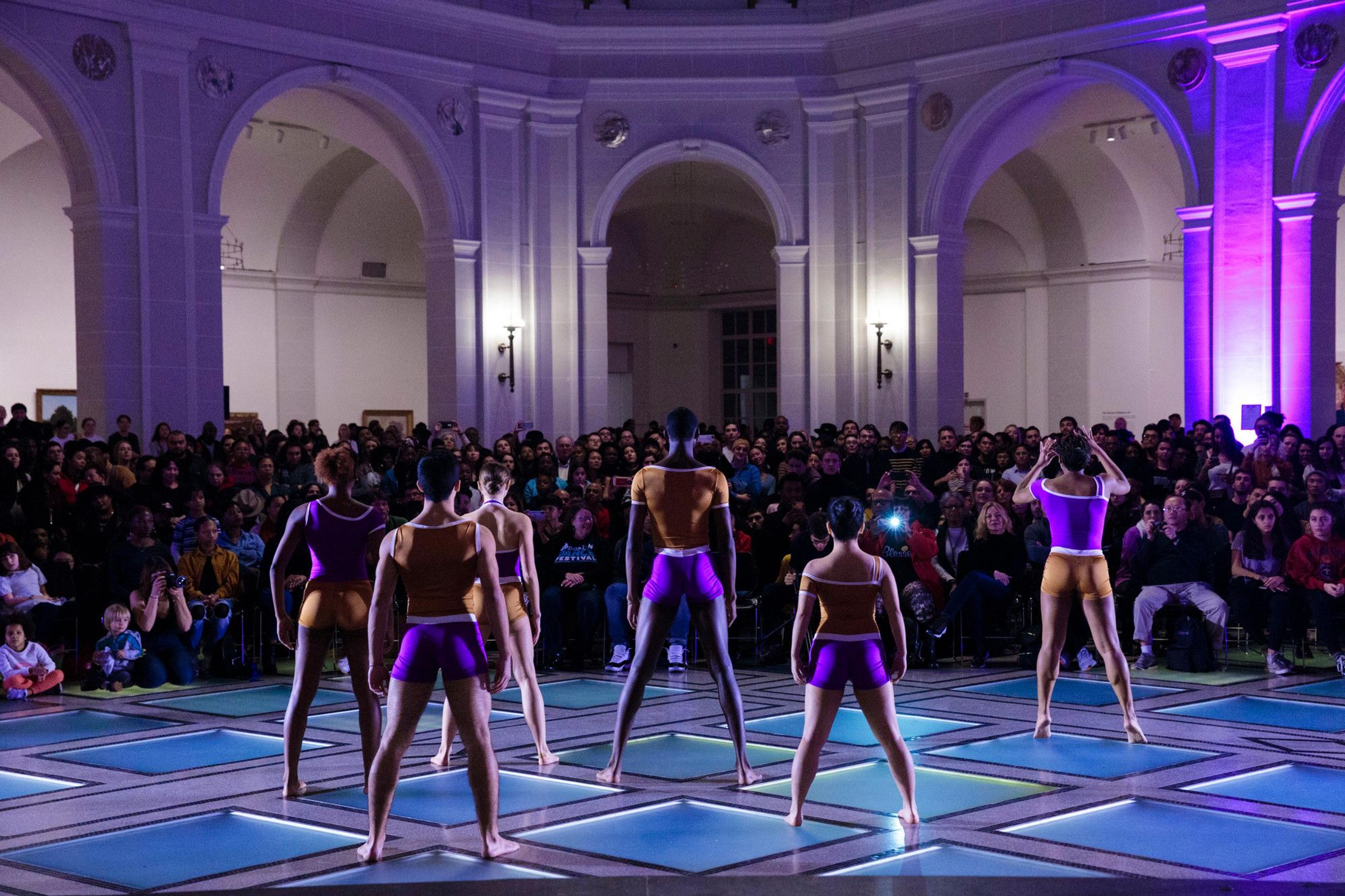 Dancers perform in the Beaux-Arts Court, 2019. (Photo: Kolin Mendez)
