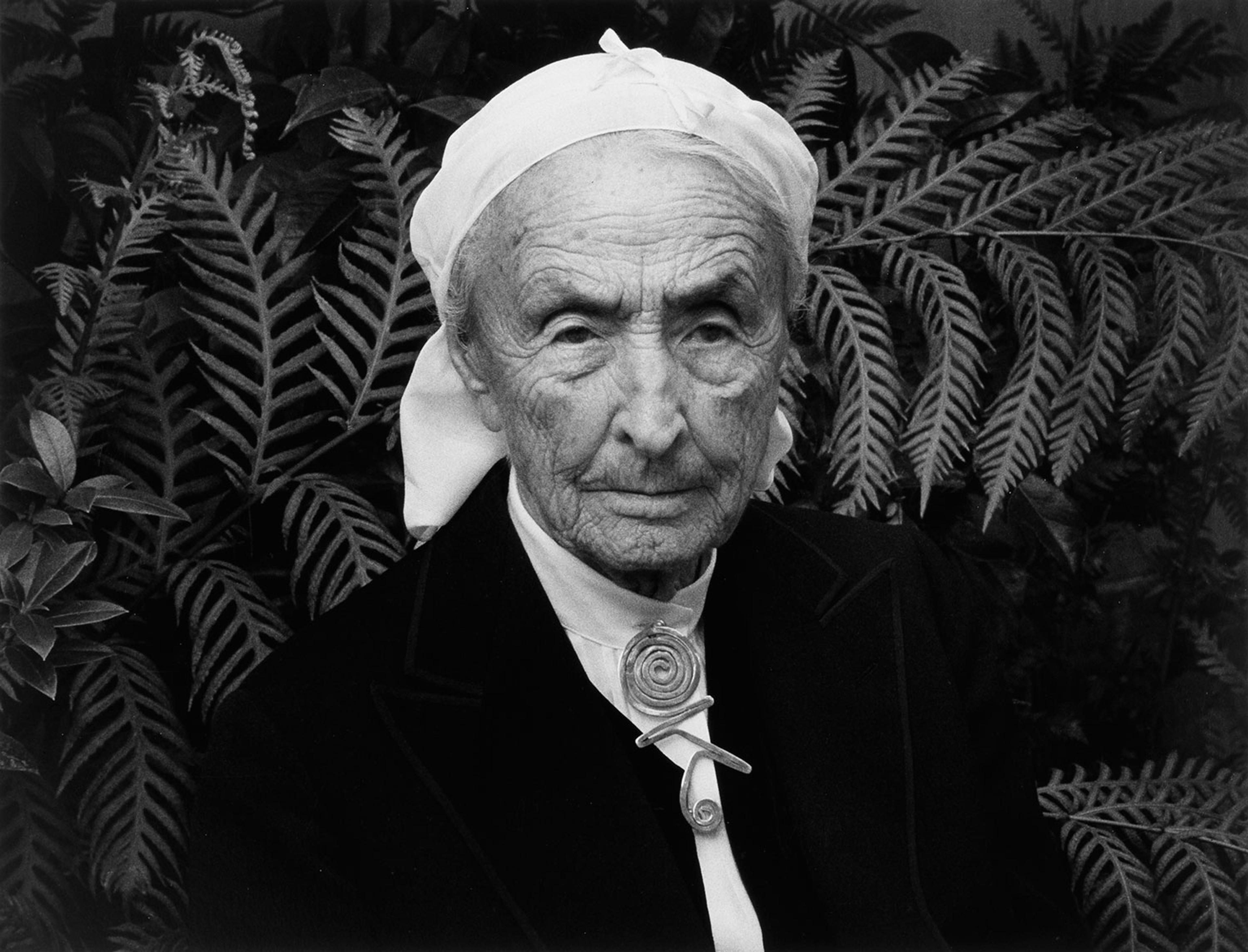 Ansel Adams (American, 1902–1984). Georgia O’Keeffe, Carmel Highlands, California, 1981. Gelatin silver print, 101/8 x 131/8 in. (25.7 x 33.3 cm). Georgia O’Keeffe Museum, Santa Fe, N.M.; Gift of Juan and Anna Marie Hamilton, 2003.03.08. © 2016 The Ansel Adams Publishing Rights Trust