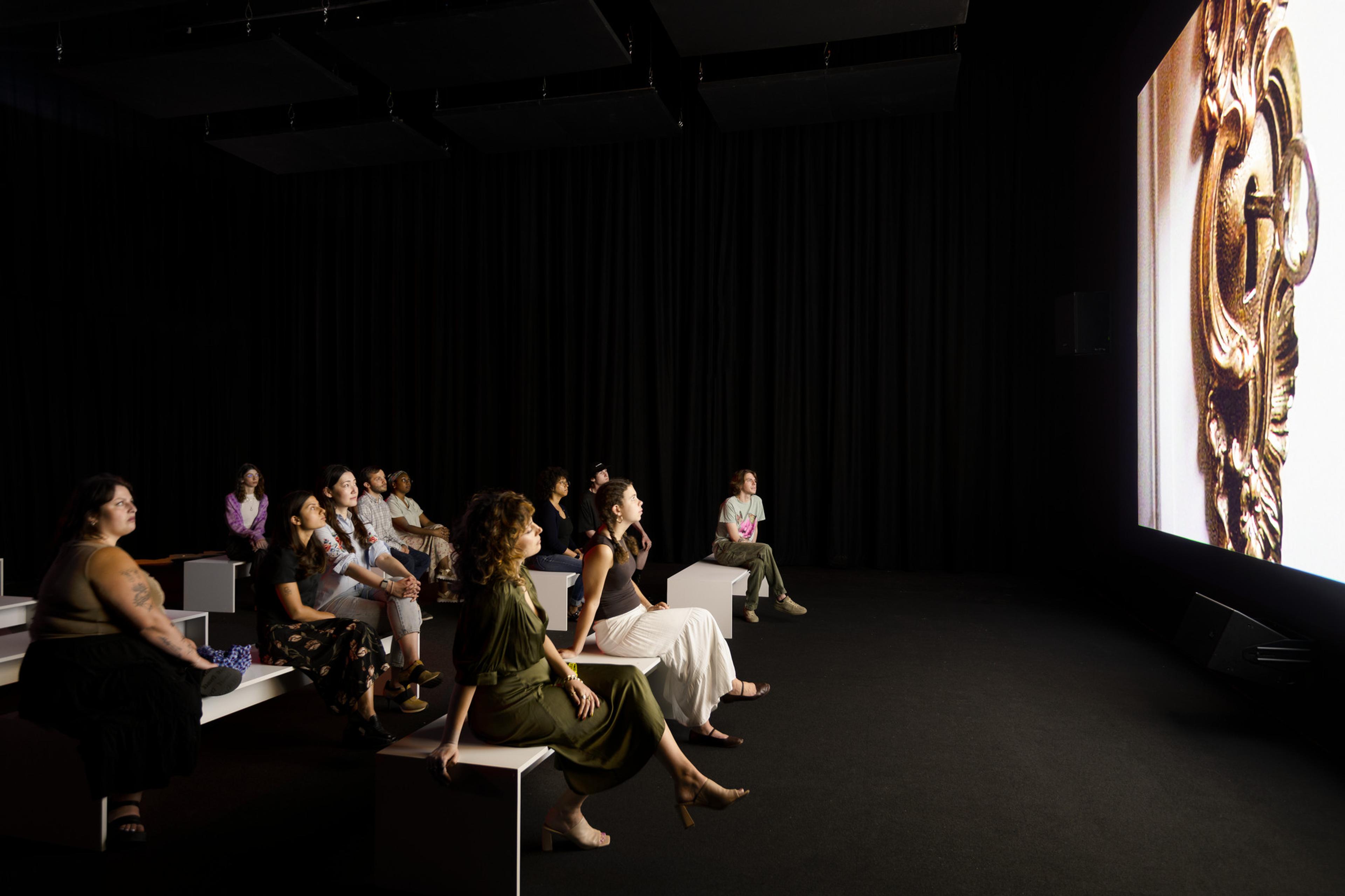 Installation view, <i>Christian Marclay: Doors</i>. Brooklyn Museum, June 13, 2025–April 12, 2026. © Christian Marclay. (Photo: Paula Abreu Pita)