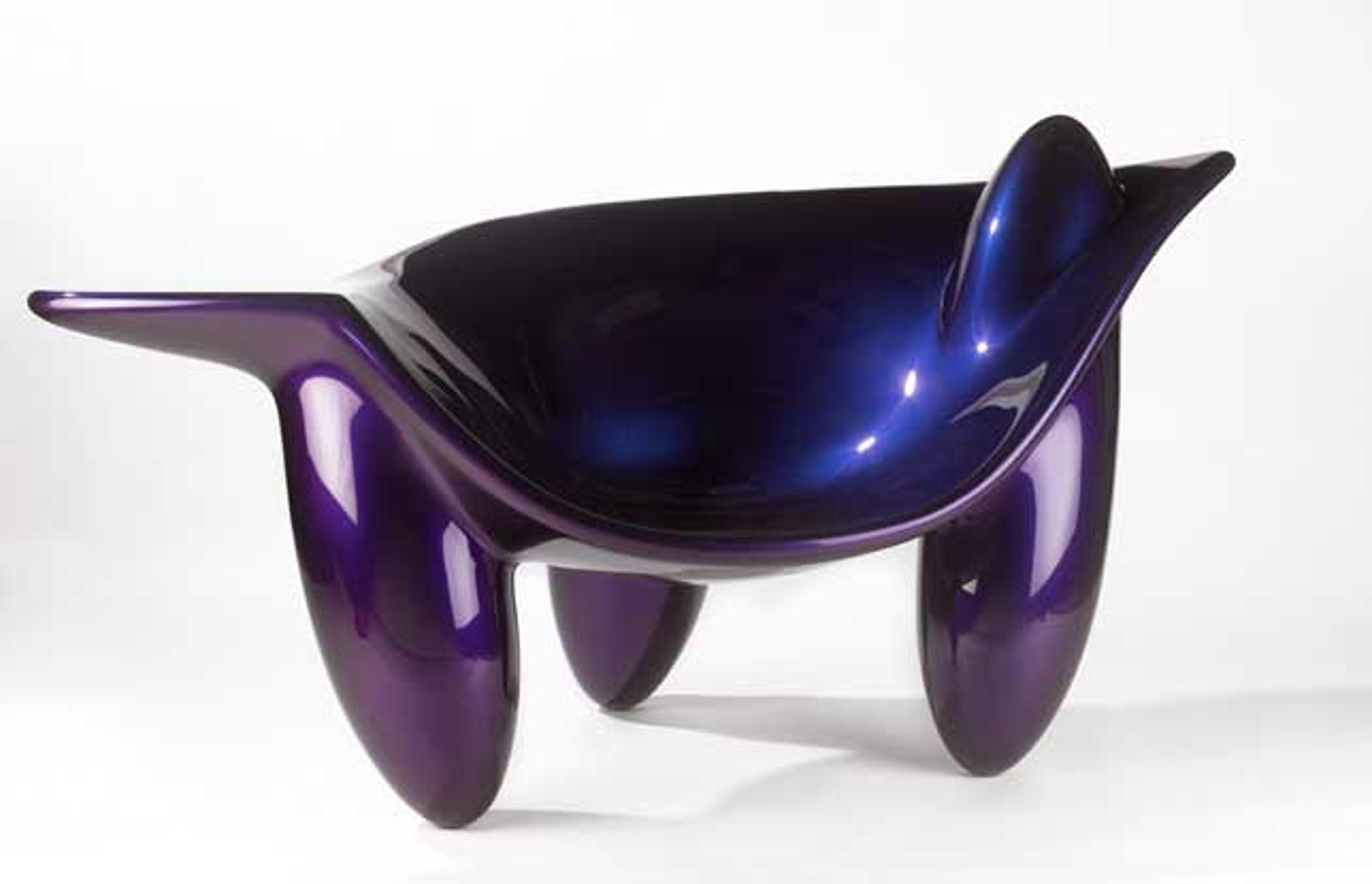 Wendell Castle (American, born 1932). “Nirvana” Armchair, prototype, designed 2007. Scottsville, New York. Fiberglass. Gift of the artist, 2008.78