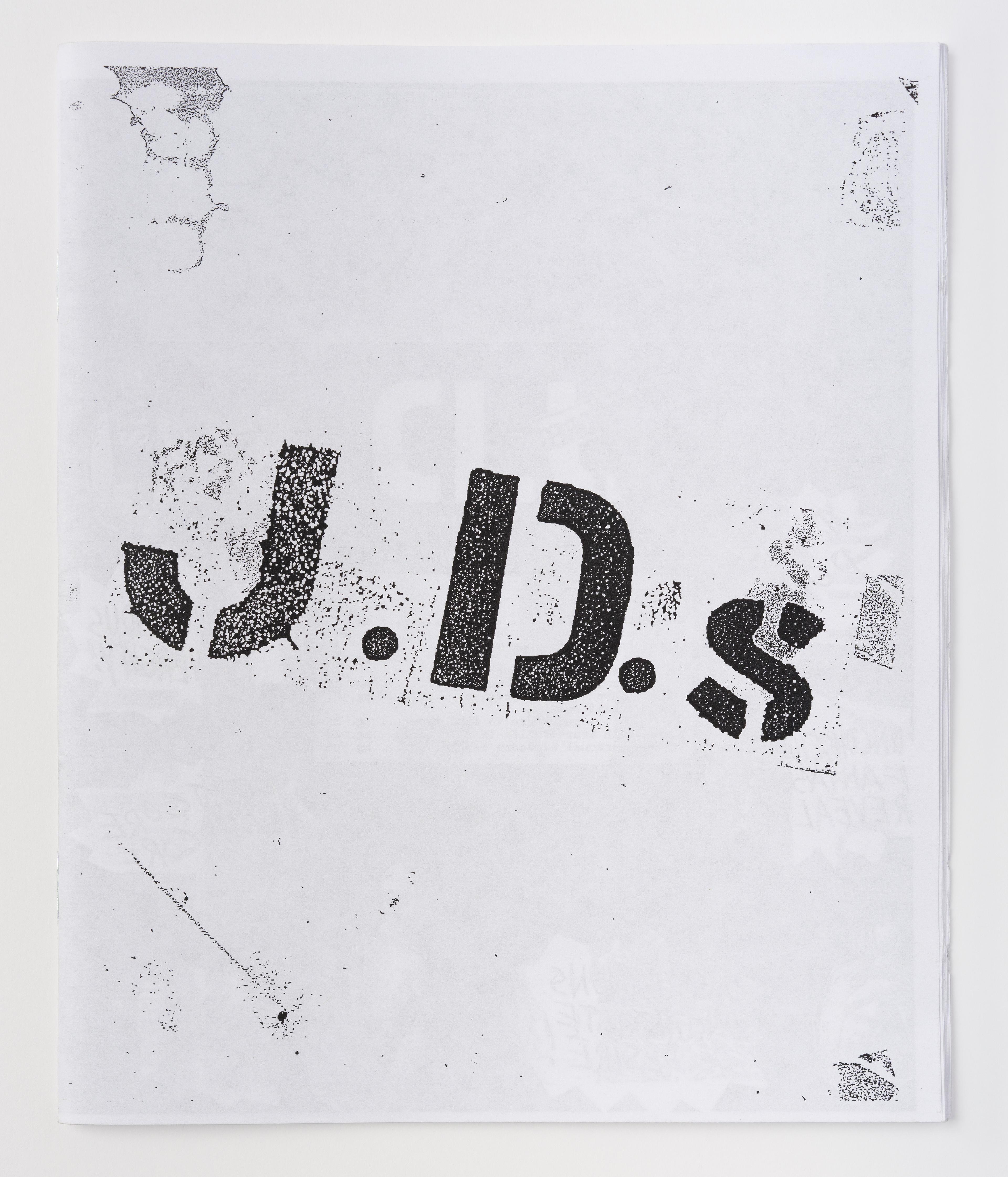 G. B. Jones (Canadian, born 1965) and Bruce LaBruce (Canadian, born 1964), J.D.s, no. 1, 1985. Photocopy, saddle stitched, 8 1/2 × 7 in. (21.6 × 17.8 cm). Published by The New Lavender Panthers. Collection Philip Aarons and Shelley Fox Aarons. Photo: David Vu