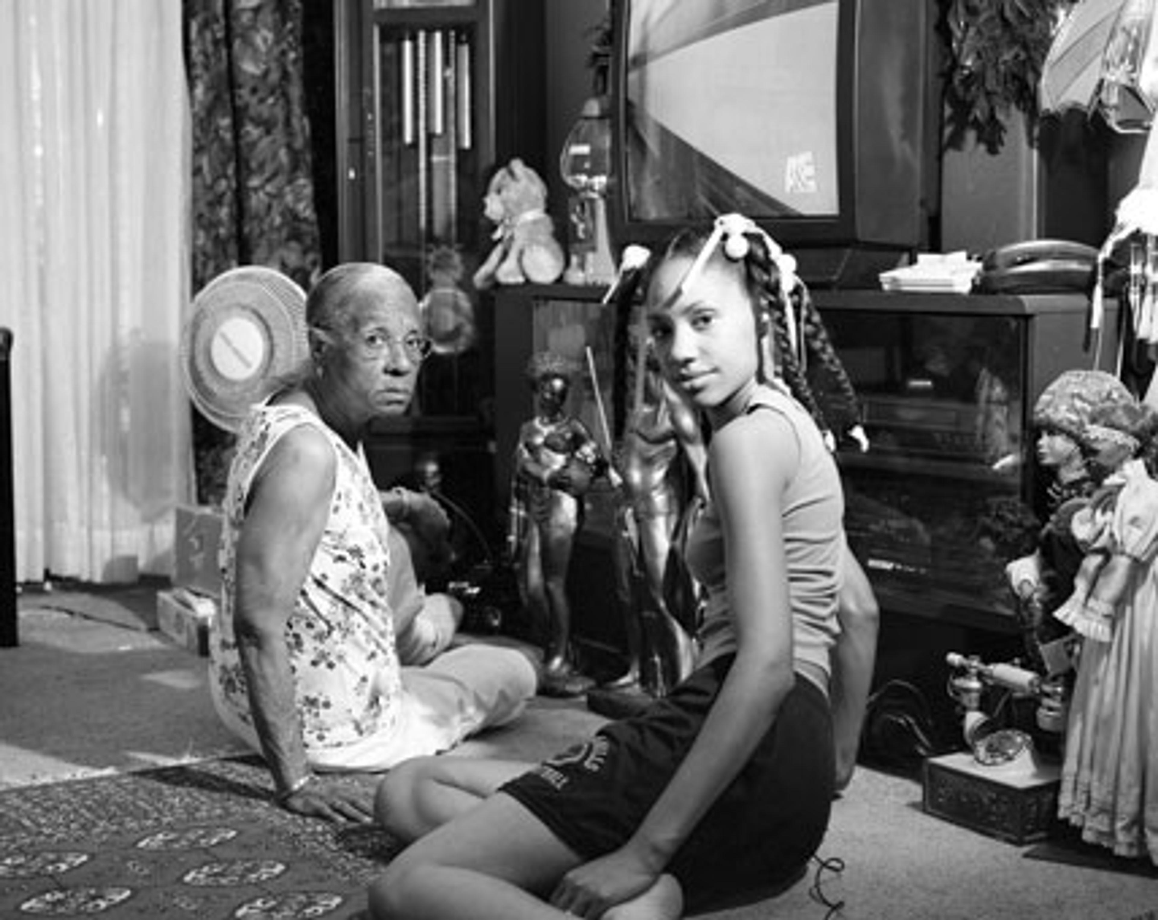 LaToya Ruby Frazier (American, b. 1982). Grandma Ruby and Me, 2005. Gelatin silver photograph, 151⁄2 x 181⁄2 in. (39.4 × 47 cm). Brooklyn Museum, Emily Winthrop Miles Fund, 2011.63.1. © LaToya Ruby Frazier