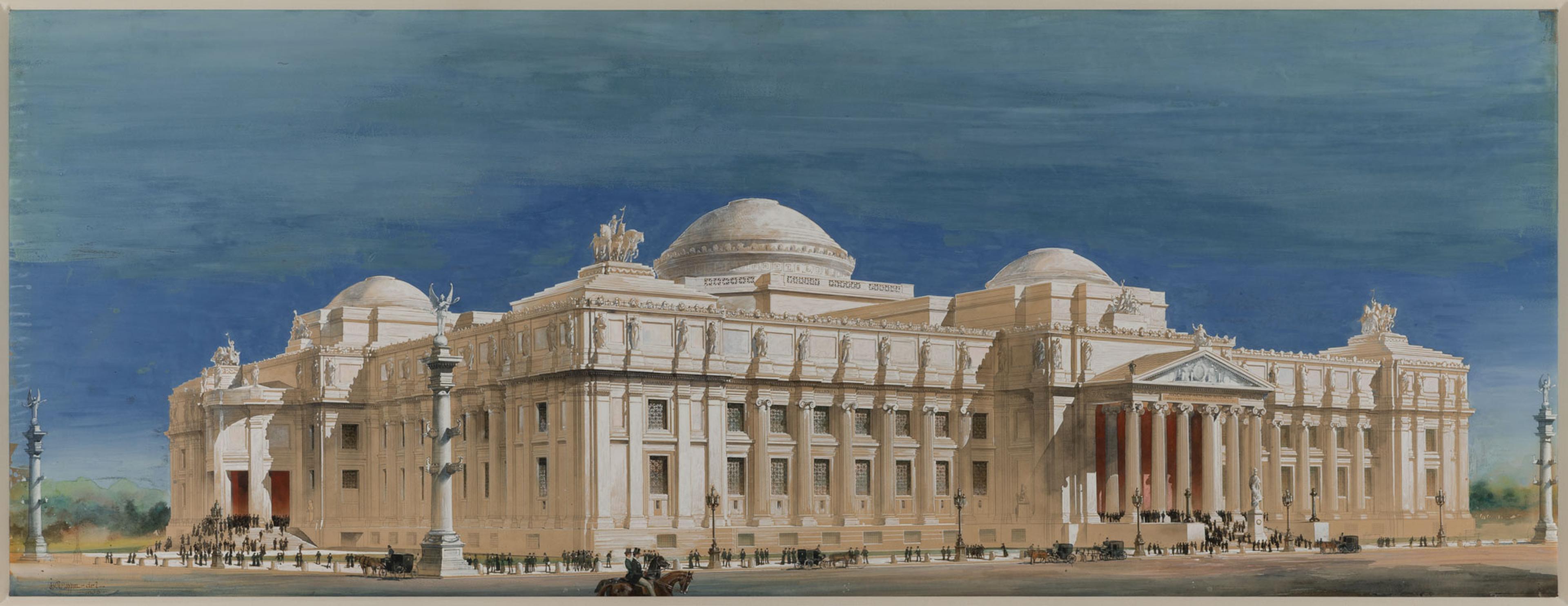 Rendering of the Brooklyn Museum