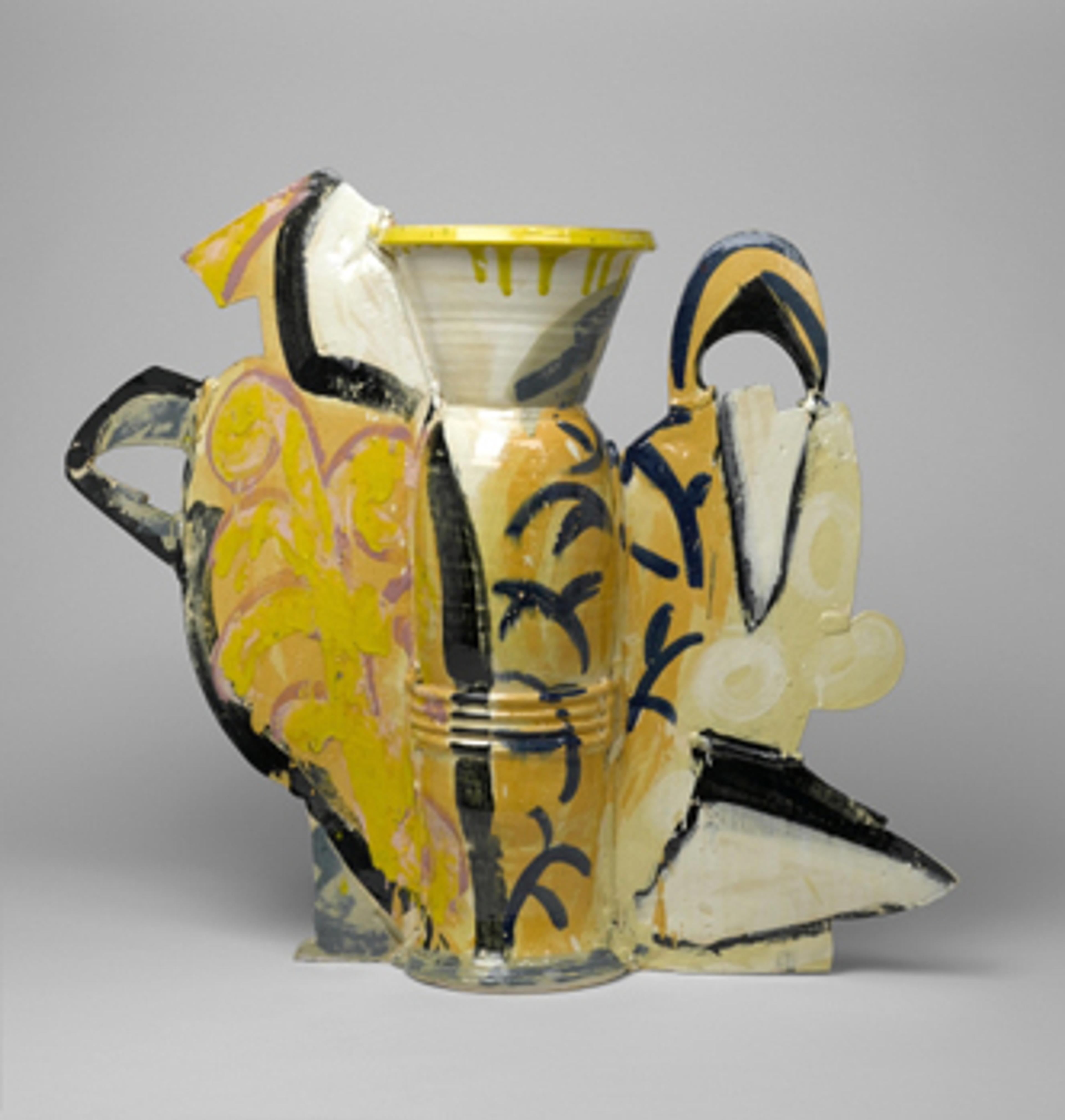 Betty Woodman (American, b. 1930). Still Life Vase #10, 1990. Glazed earthenware. Brooklyn Museum, Gift of Laurence Shopmaker in memory of Scott Brown, 1992.109