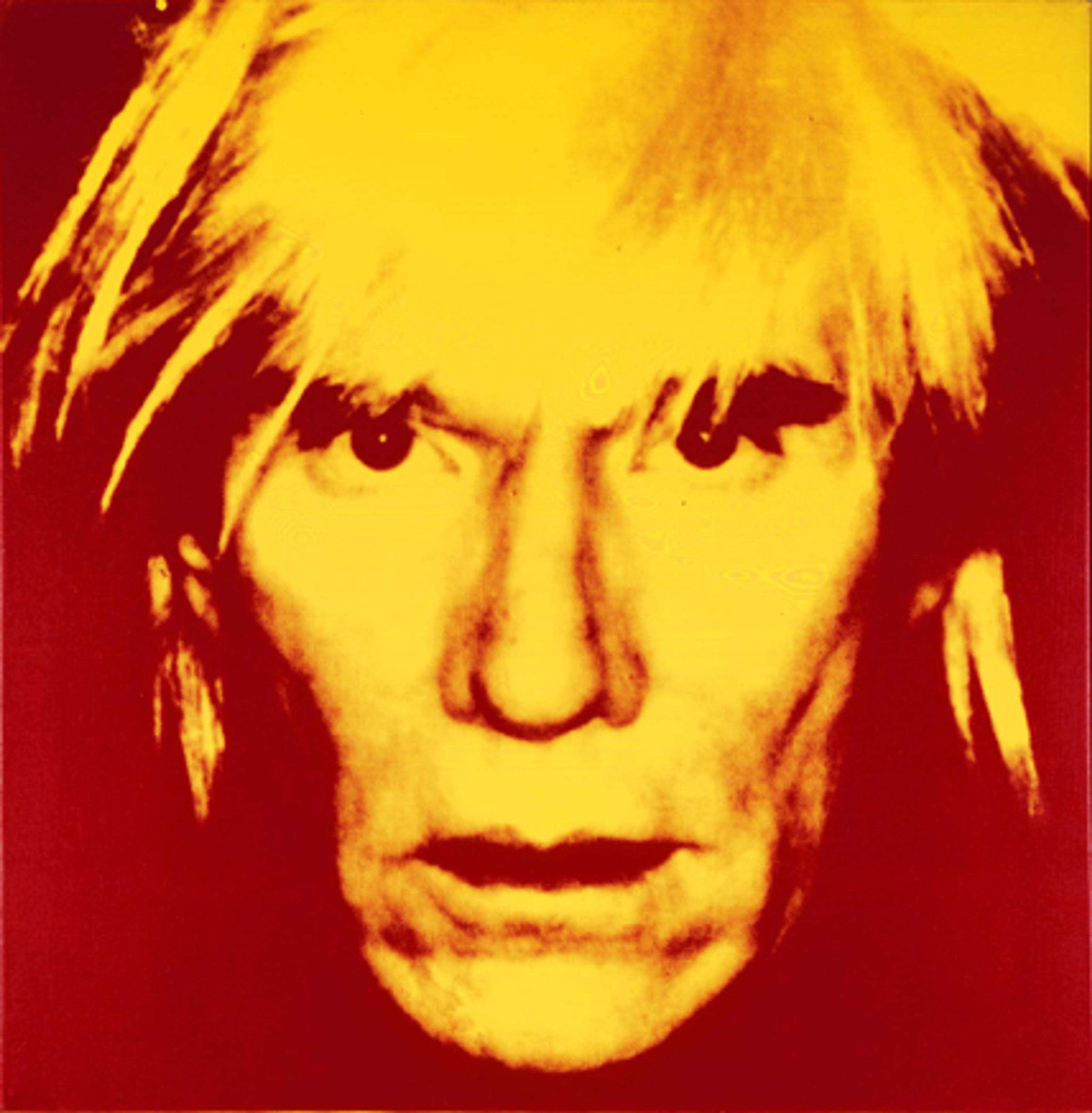 Andy Warhol (American, 1928–1987). Self-Portrait, 1986. Acrylic and silkscreen ink on linen, 40 × 40 in. (101.6 × 101.6 cm). Mugrabi Collection. © 2010 The Andy Warhol Foundation for the Visual Arts, Inc./Artists Rights Society (ARS), New York