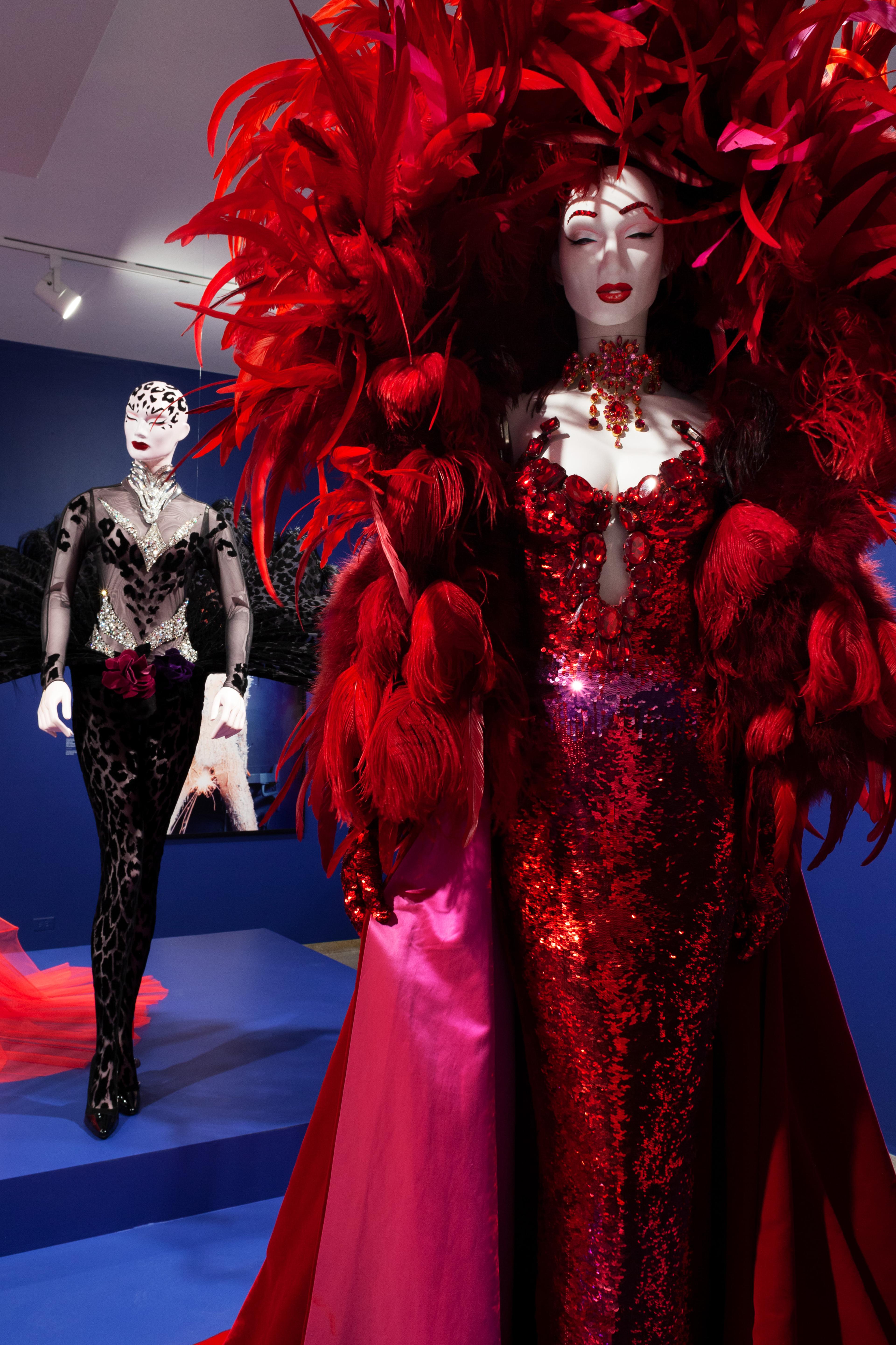 Installation view, Thierry Mugler: Couturissime, at the Brooklyn Museum through May 7, 2023. (Photo: Danny Perez)