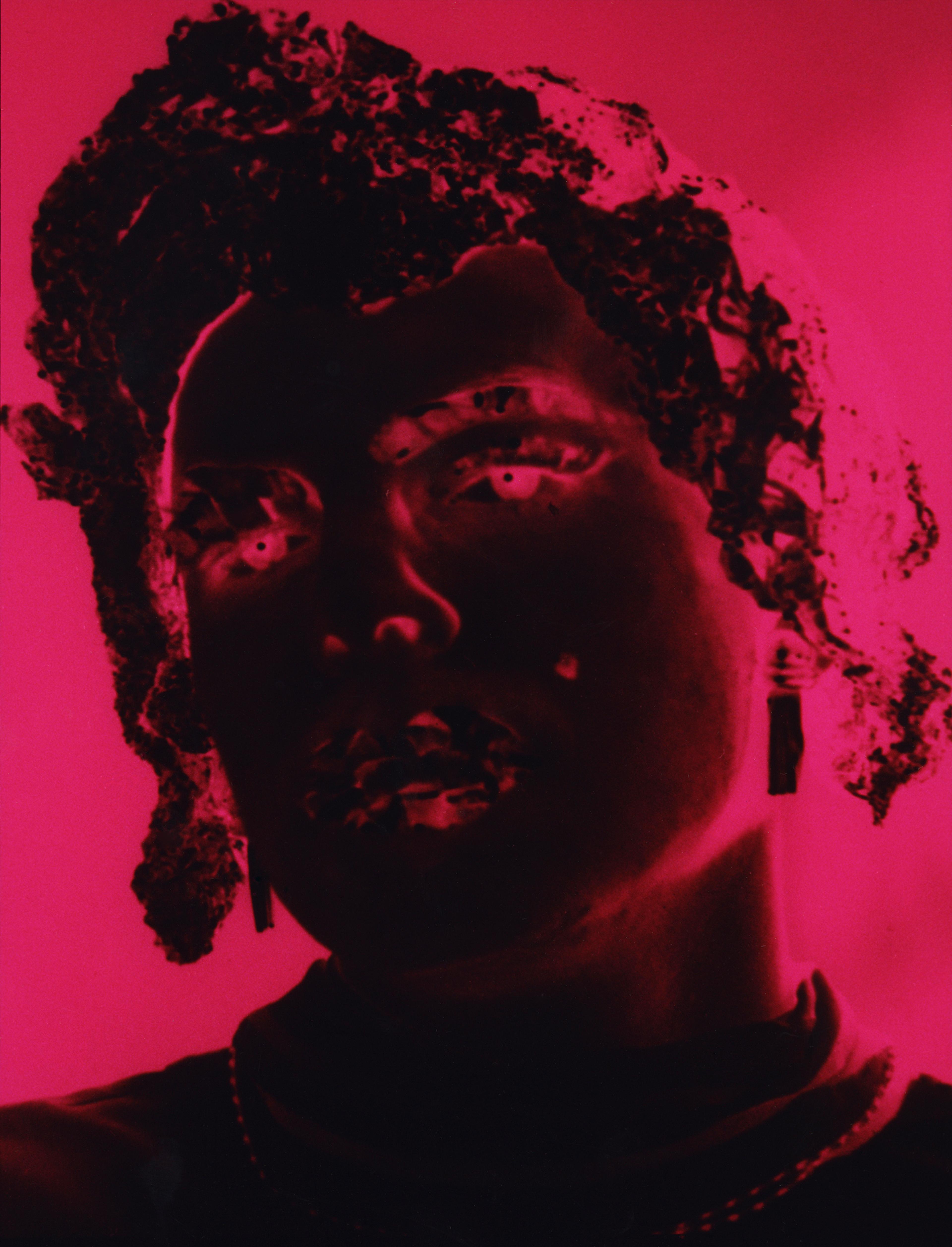 Jimmy DeSana (American, 1949–1990). Aluminum Foil #4 (Self-Portrait), 1985. Silver dye bleach print, 10 × 8 in. (25.4 × 20.3 cm). Courtesy of the Jimmy DeSana Trust and P·P·O·W Gallery, New York. © Estate of Jimmy DeSana. (Photo: Courtesy of the Jimmy DeSana Trust and P·P·O·W Gallery, New York)