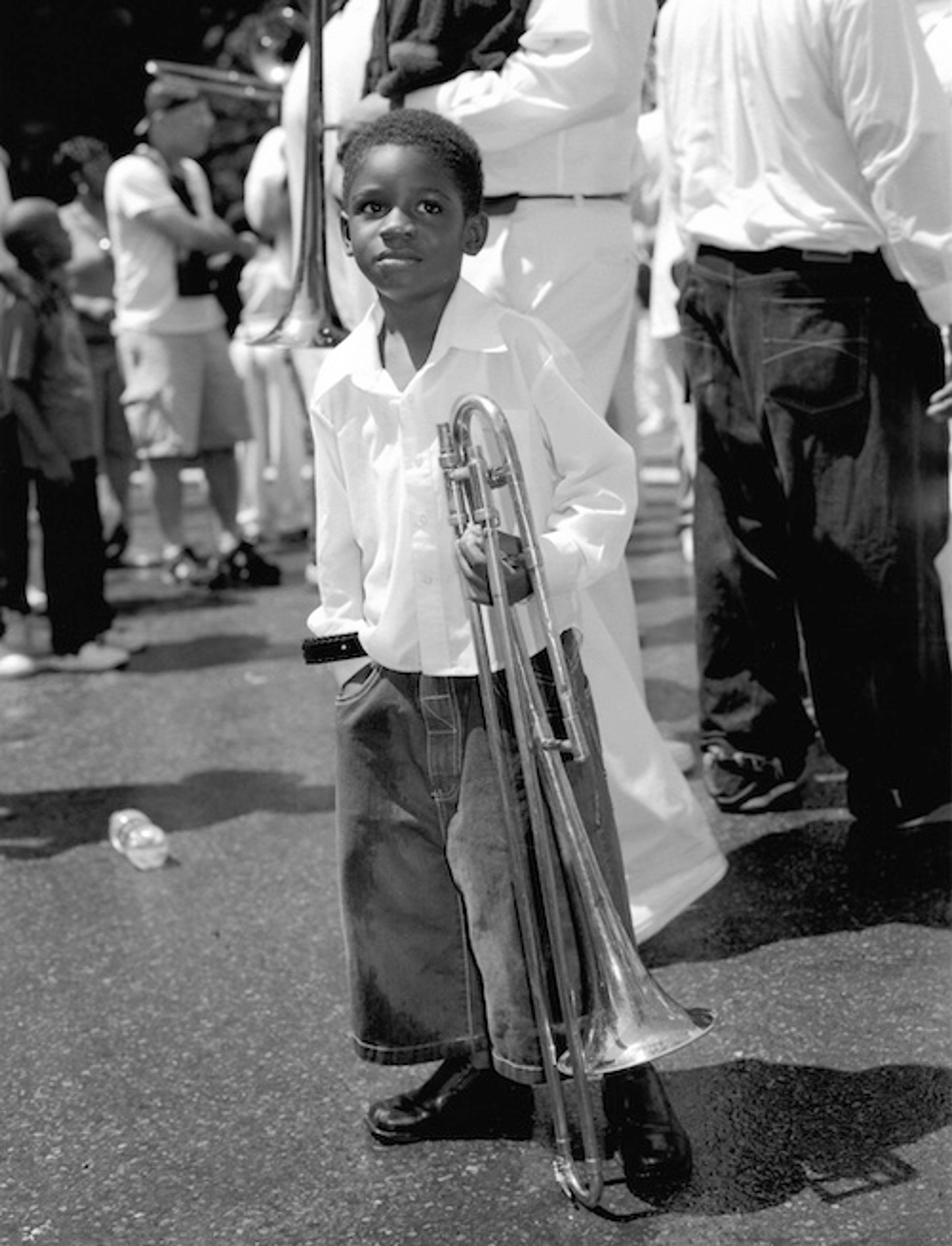 Jamel Shabazz (born Brooklyn, New York, 1960). <i>Young Visionary</i>, Harlem, New York, 2012. © Jamel Shabazz