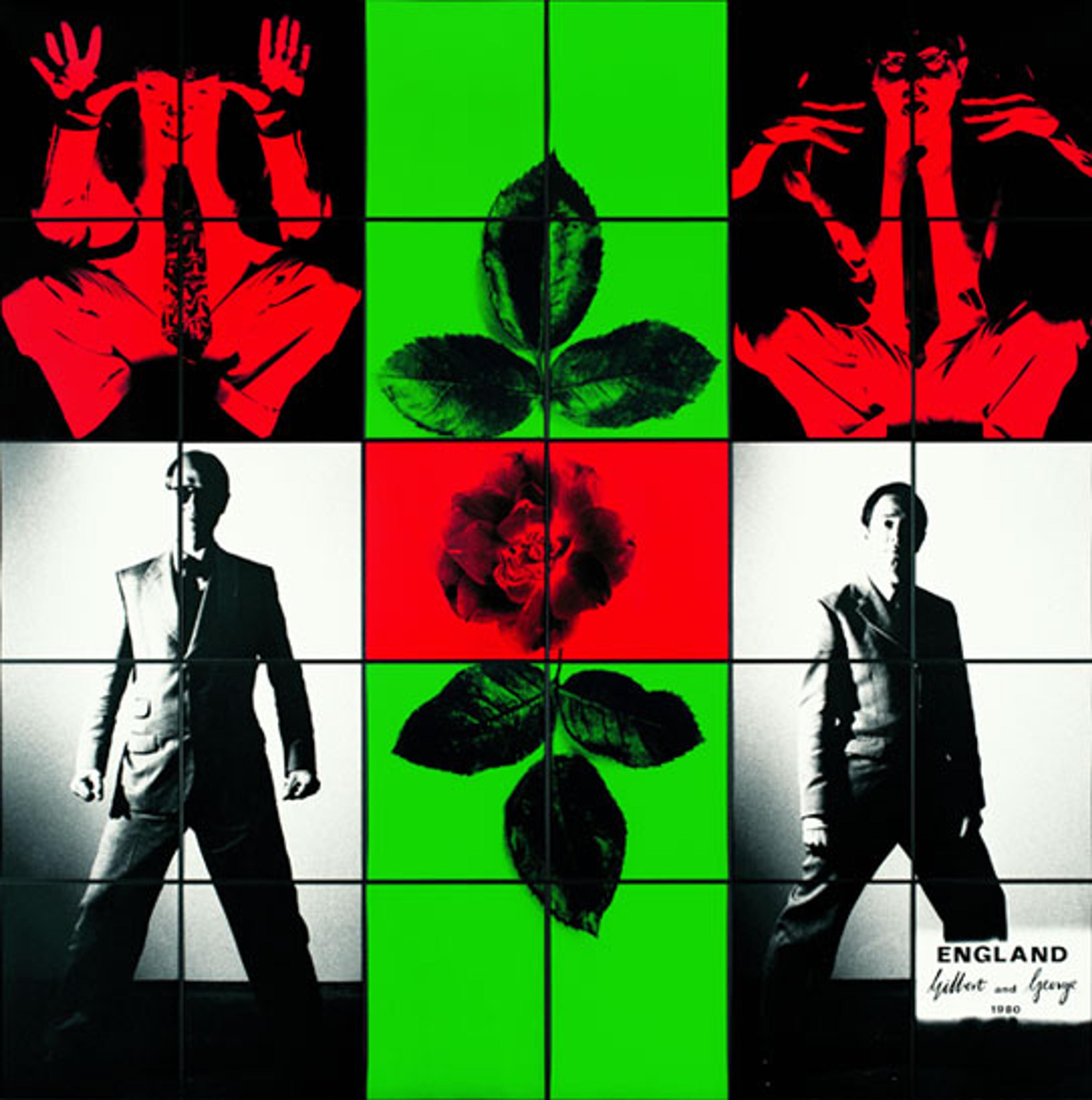 Gilbert &amp; George. England, 1980. 1183⁄4 x 1191⁄3 in. (301.6 × 303.1 cm). Tate, London, purchased 1981. © Gilbert &amp; George