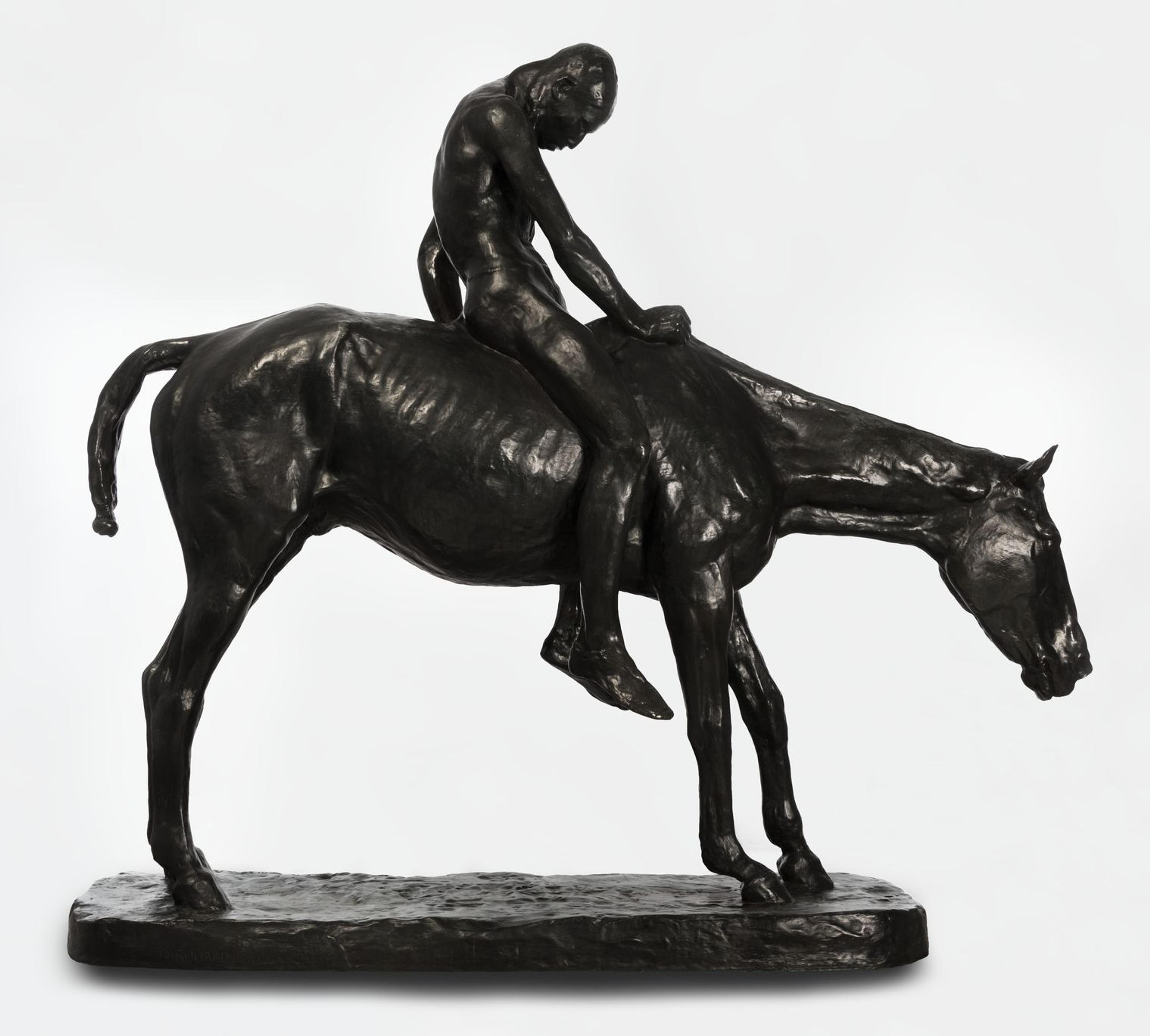 Charles Cary Rumsey (American, 1879–1922). The Dying Indian, circa 1904. Bronze, 113 × 101 × 31 in. (287 × 256.5 × 78.7 cm). Brooklyn Museum; Gift of Mrs. Charles Cary Rumsey, 30.917. (Photo: Brooklyn Museum)