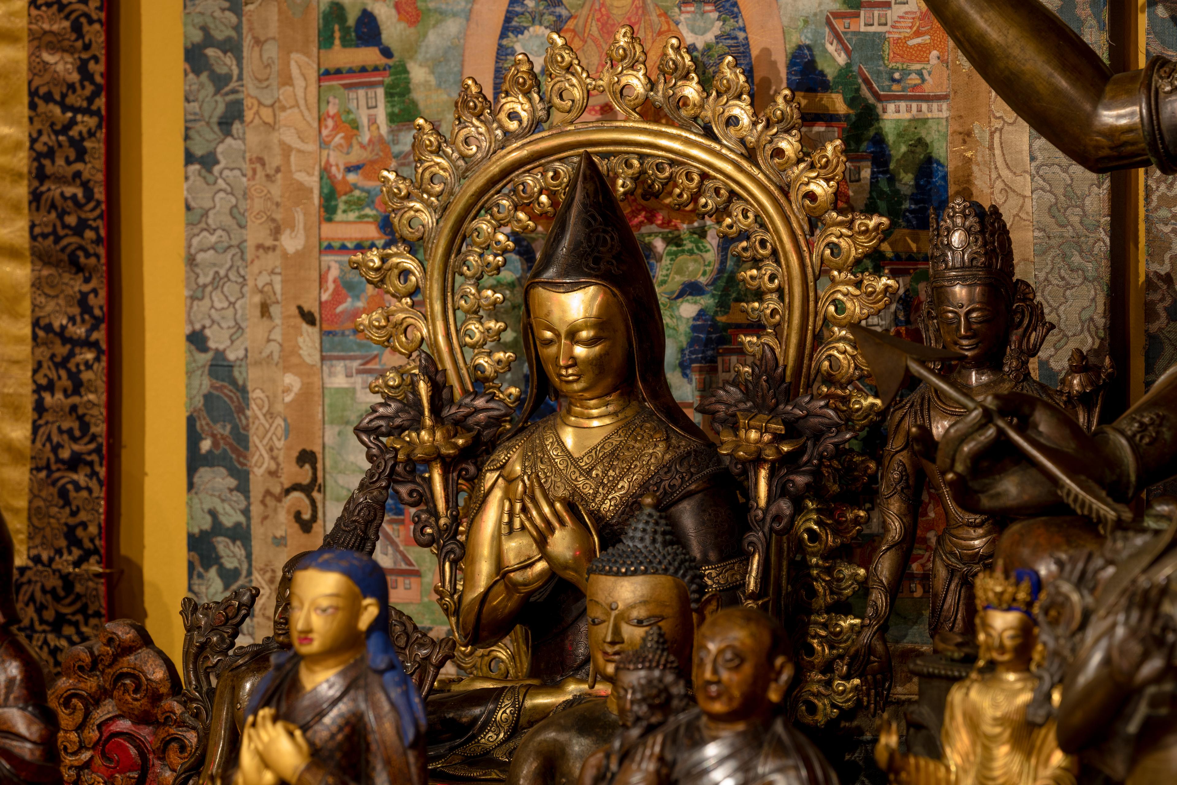 Rubin Museum Tibetan Buddhist Shrine Room, 2025. (Photo: Dave De Armas, courtesy of the Rubin Museum of Himalayan Art)