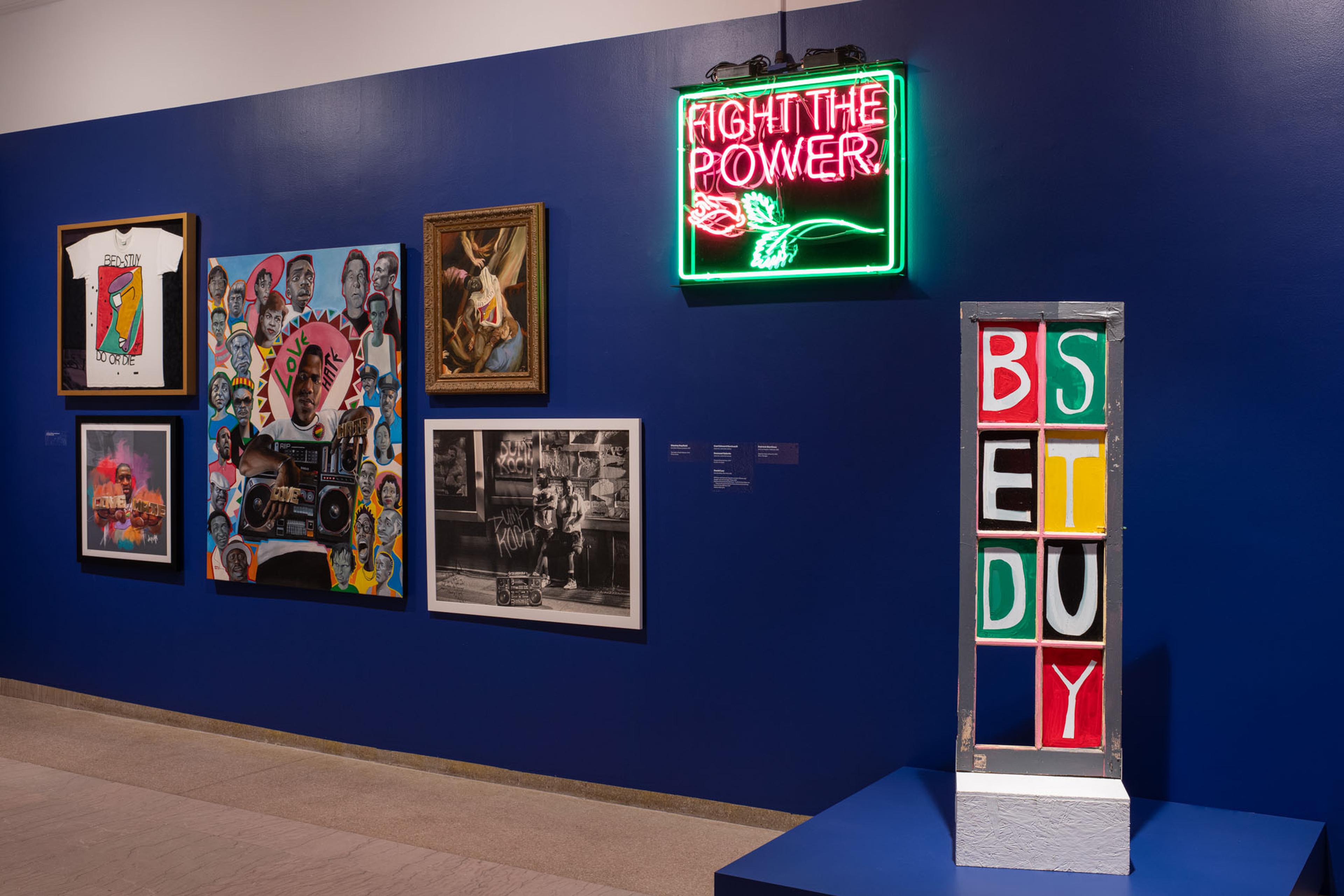 Installation view, <i>Spike Lee: Creative Sources</i>. Brooklyn Museum, October 7, 2023–February 11, 2024. (Photo: Danny Perez)