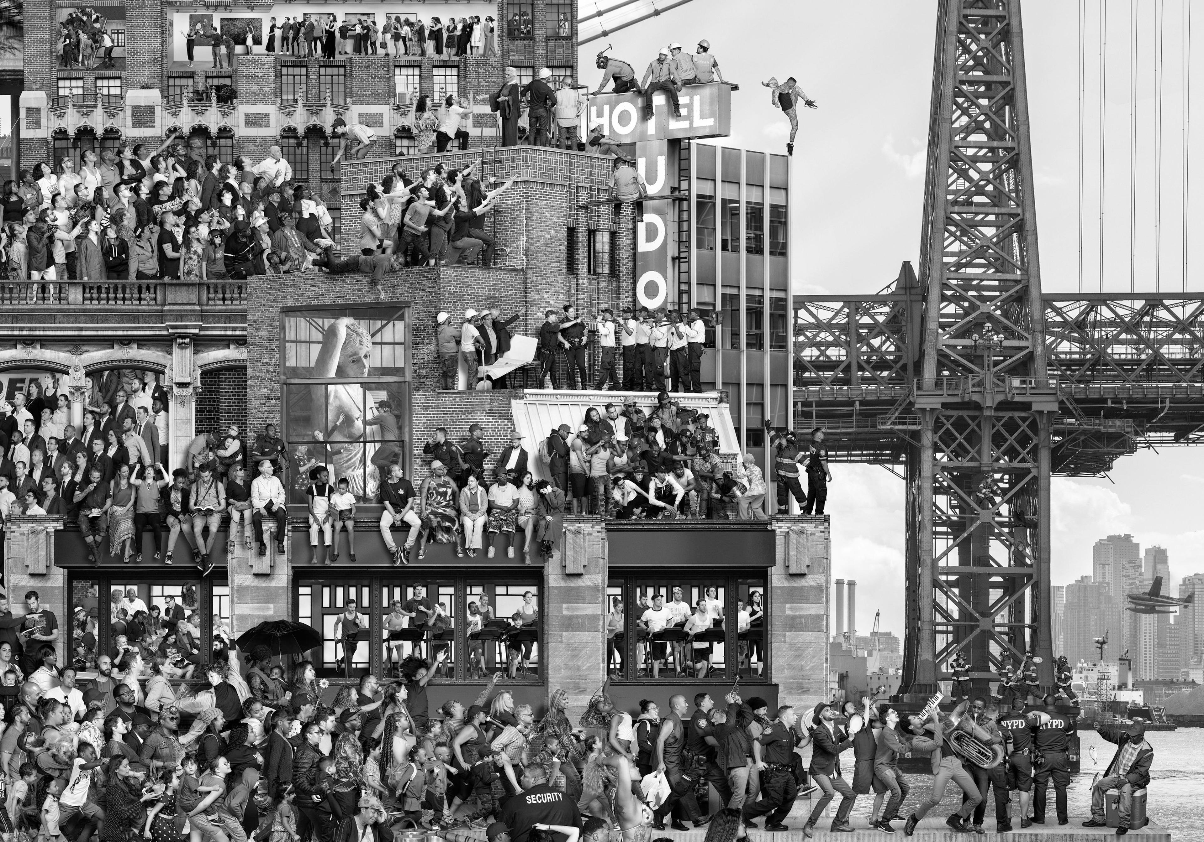 JR (French, born 1983). The Chronicles of New York City, 2018–19 (detail). Dimensions variable. © JR-ART.NET