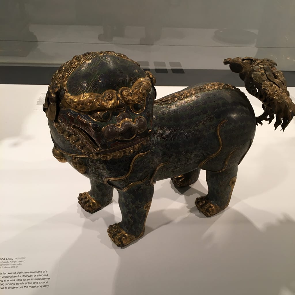 Large Figure of a Lion Dog · Brooklyn Museum